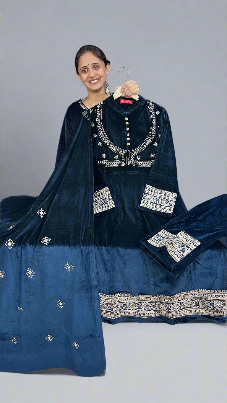 a line jacket style velvet suit