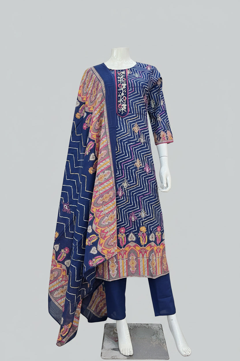 Designer cotton suit ( gj 7567 )