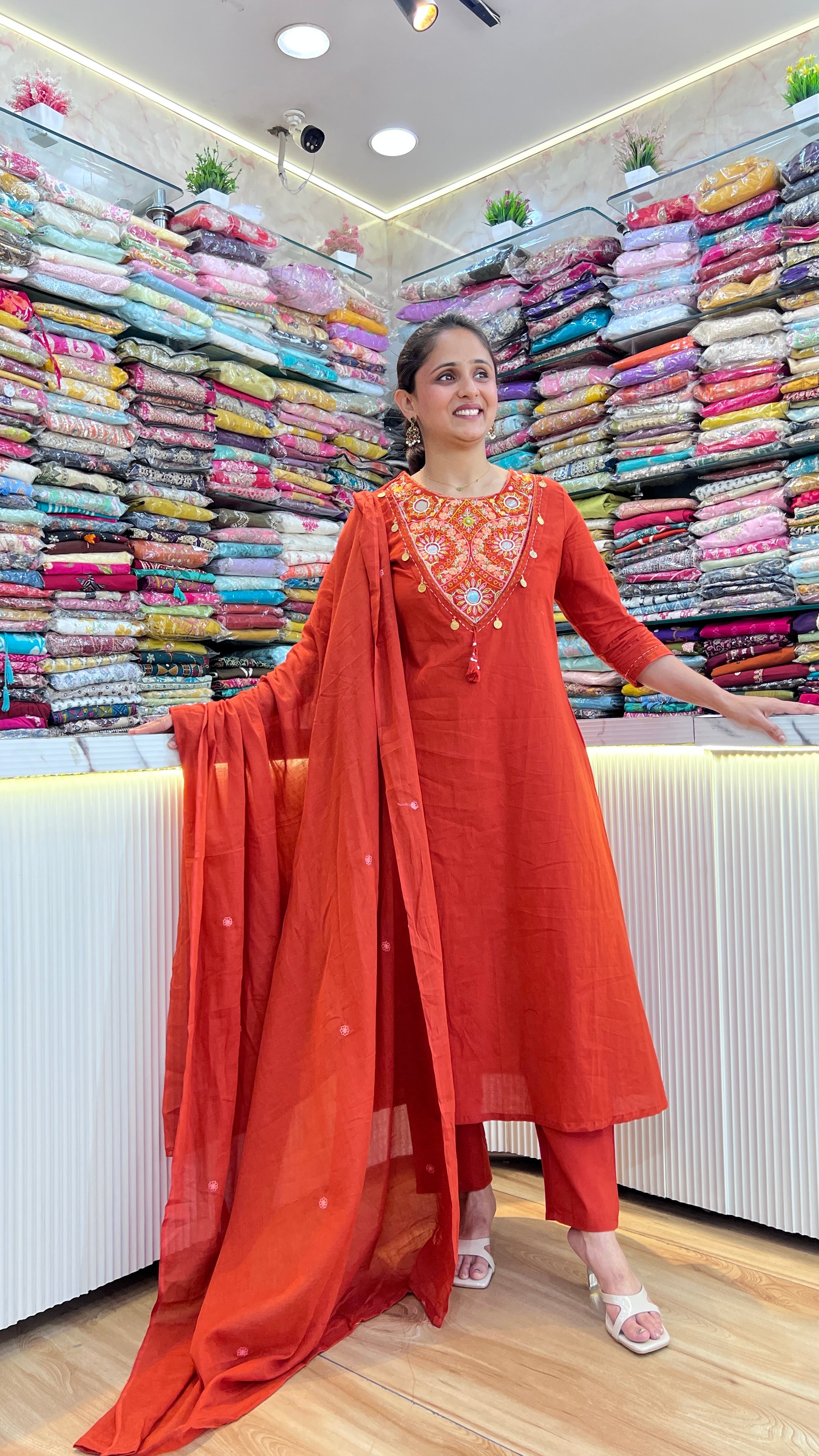 A-line designer suit ( gj 8167 )