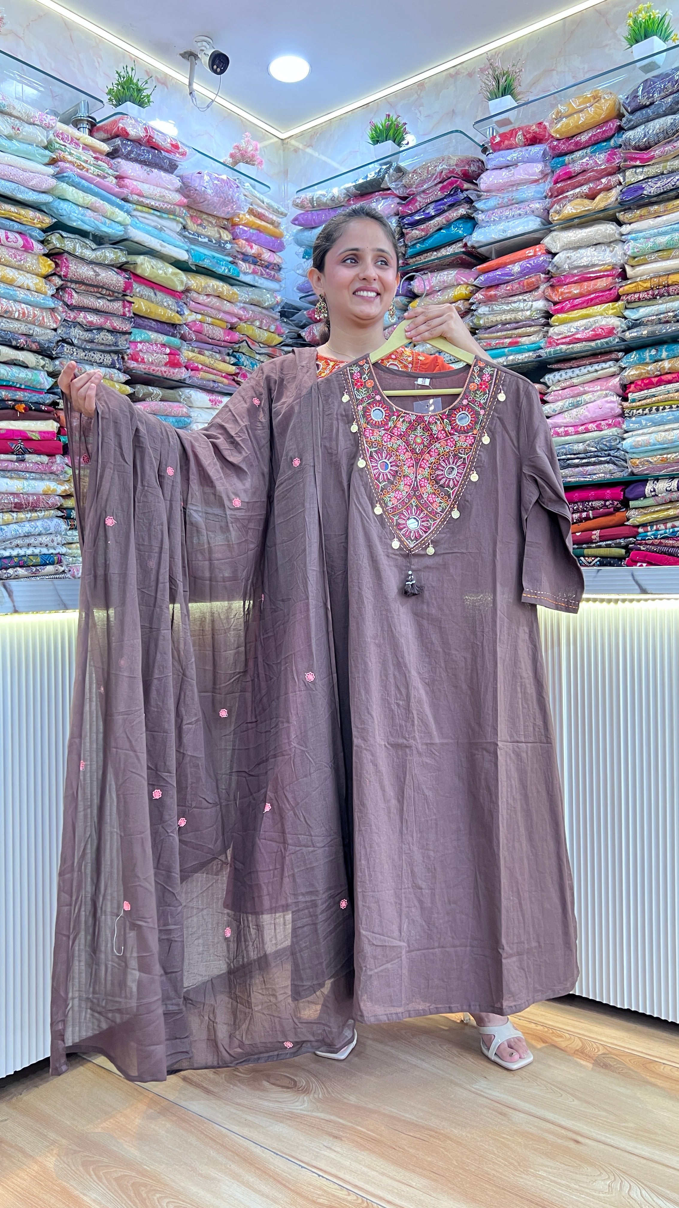 A-line designer suit ( gj 8167 )