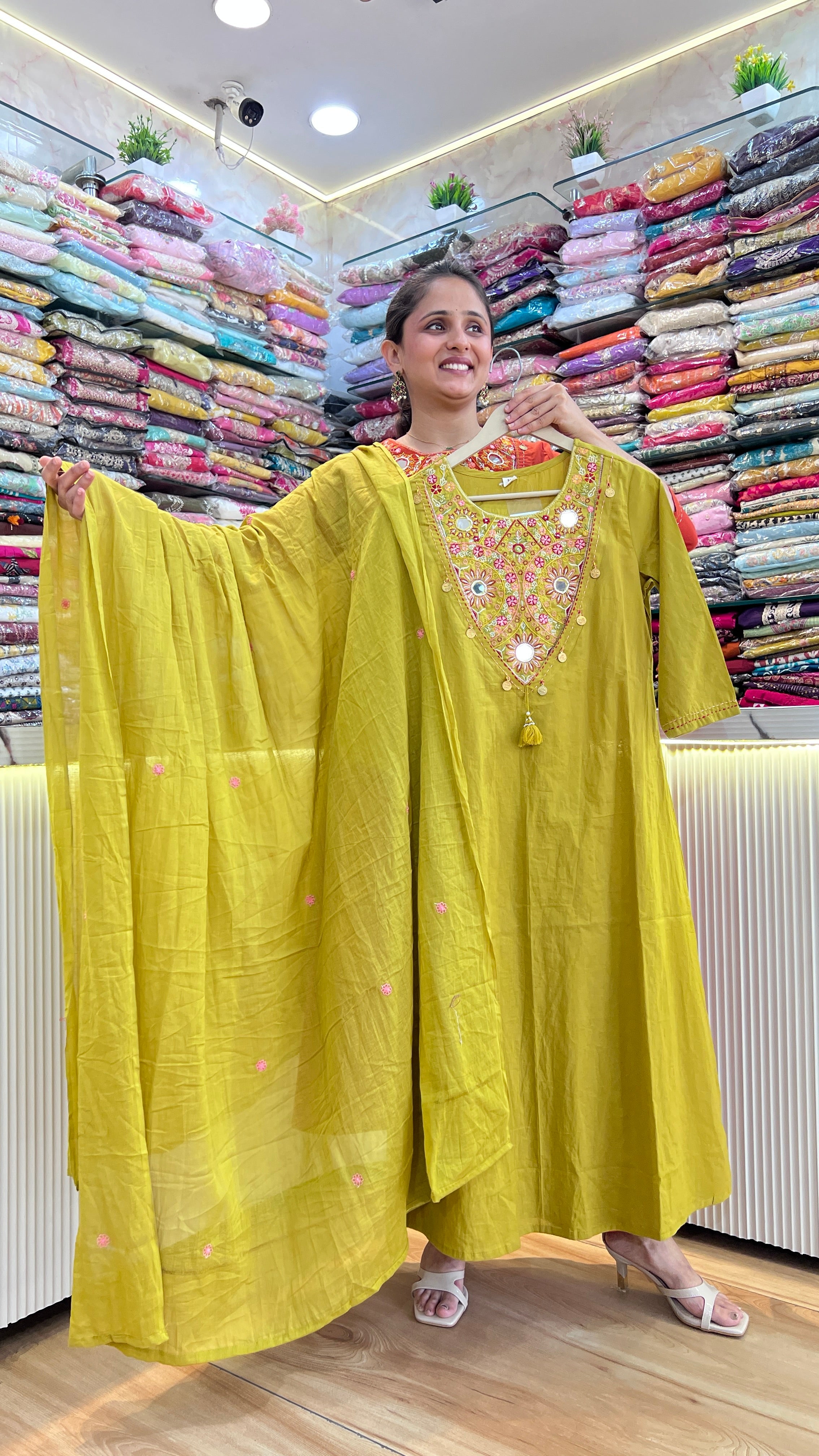A-line designer suit ( gj 8167 )