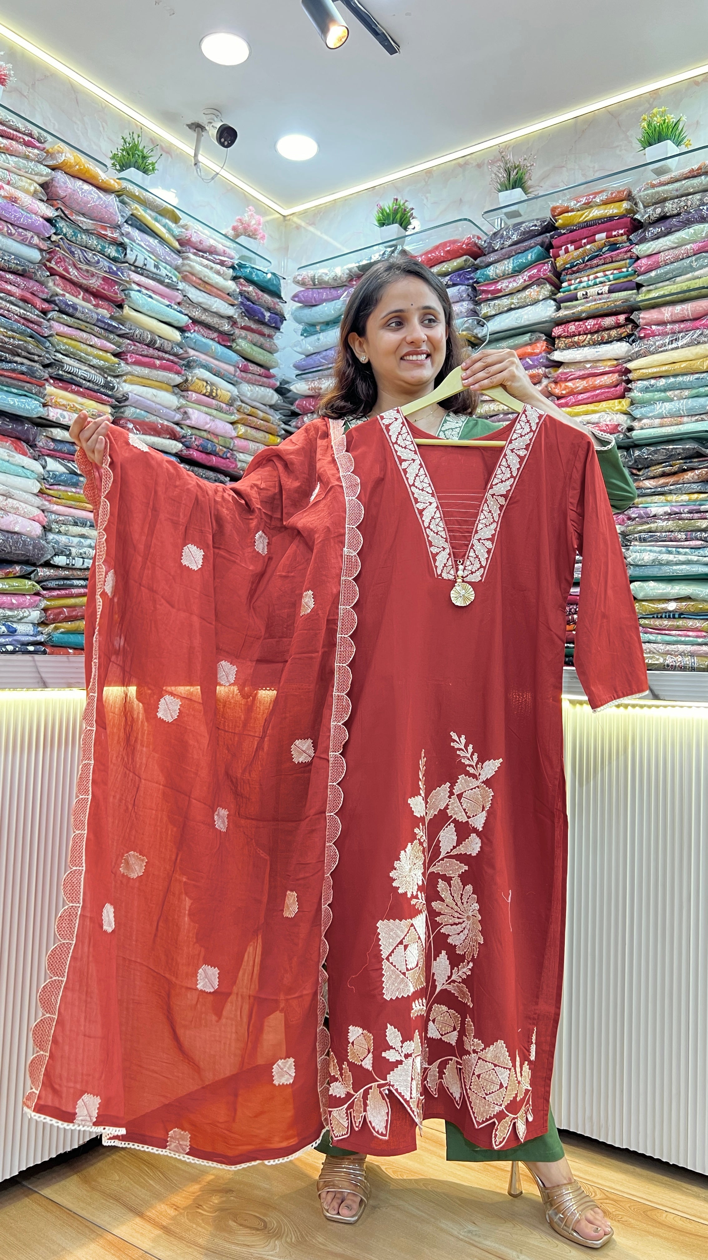Cotton designer suit ( tls 15967 )