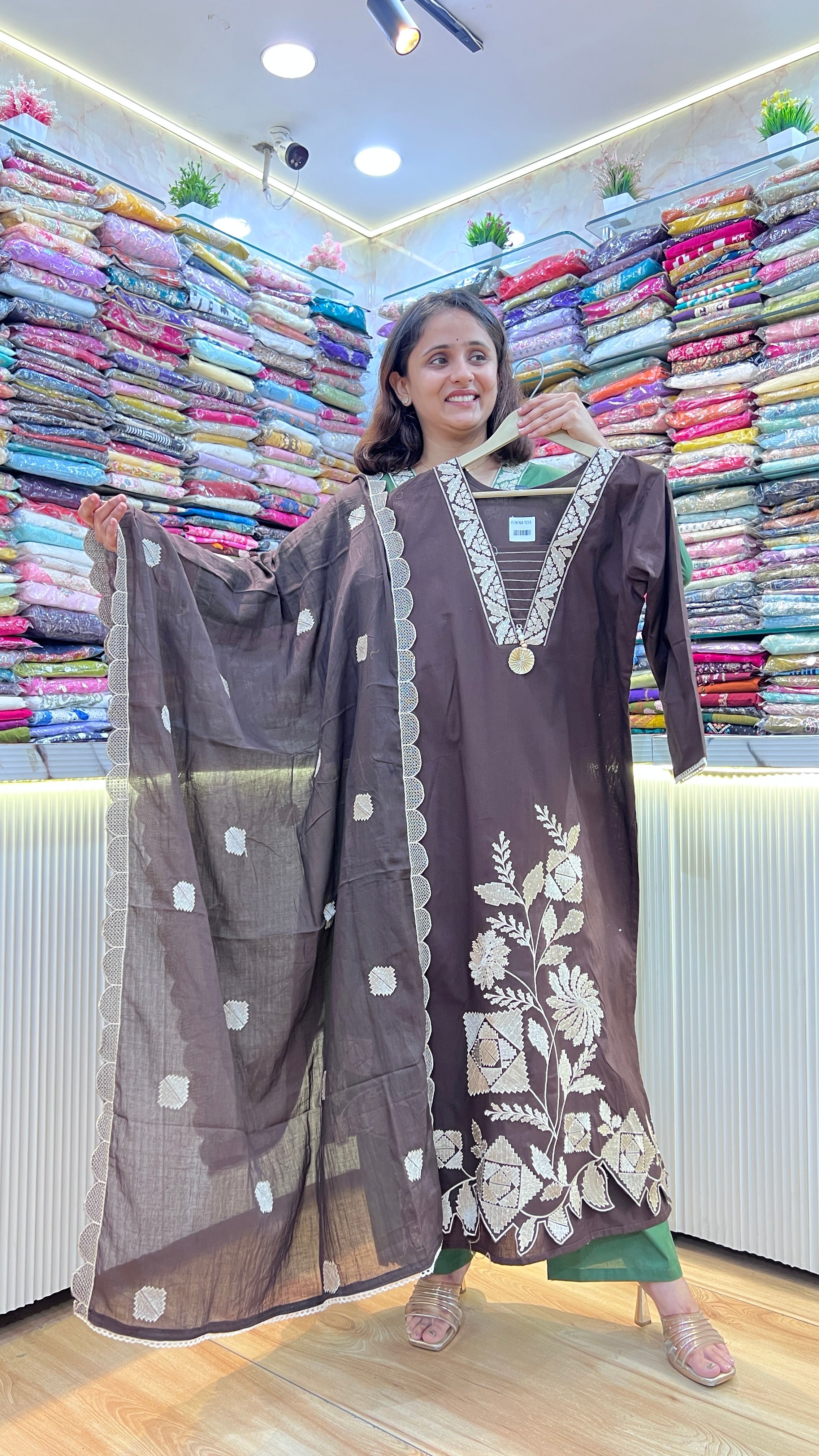 Cotton designer suit ( tls 15967 )