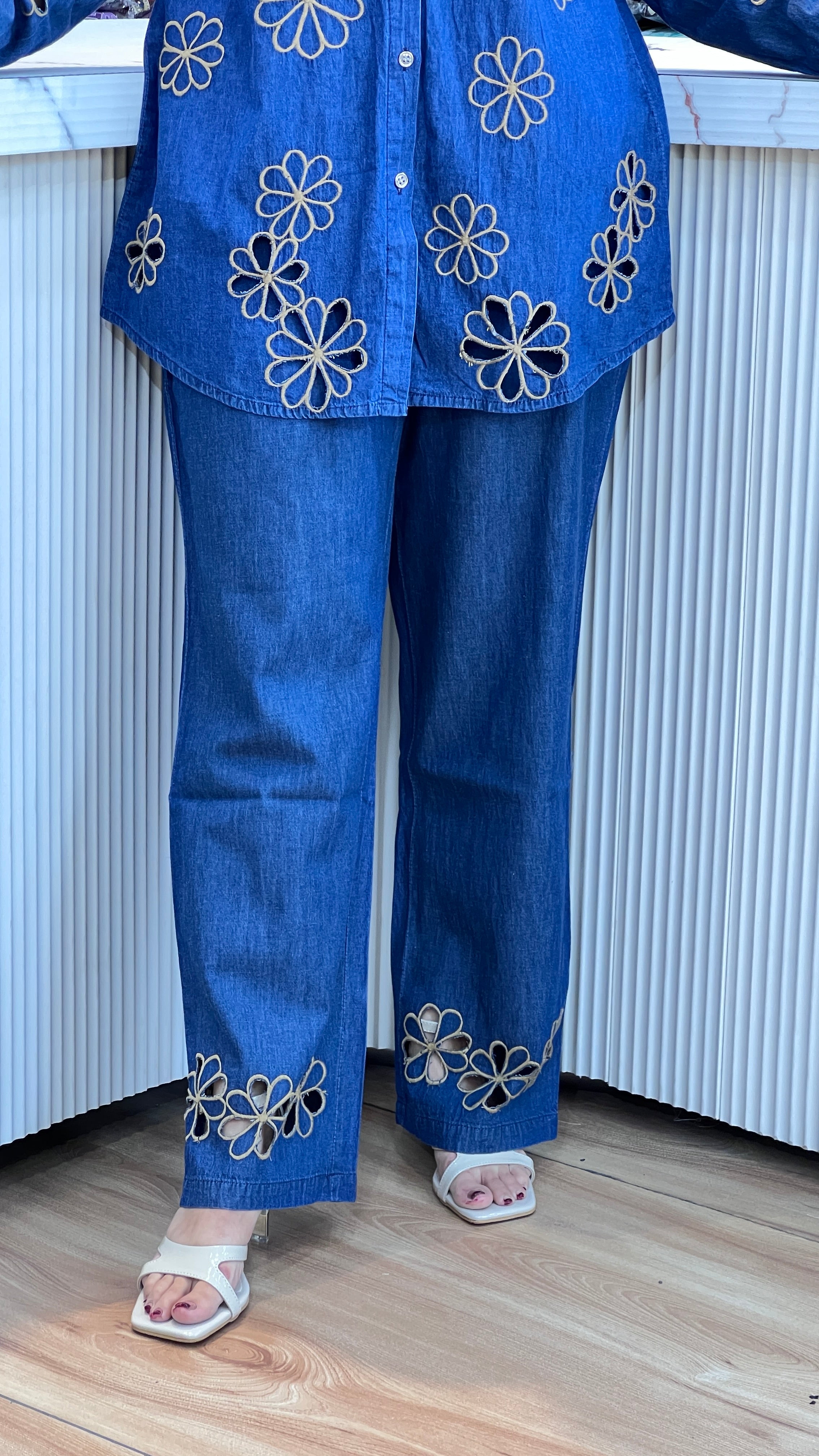 Denim cord set ( sy dr 567 )