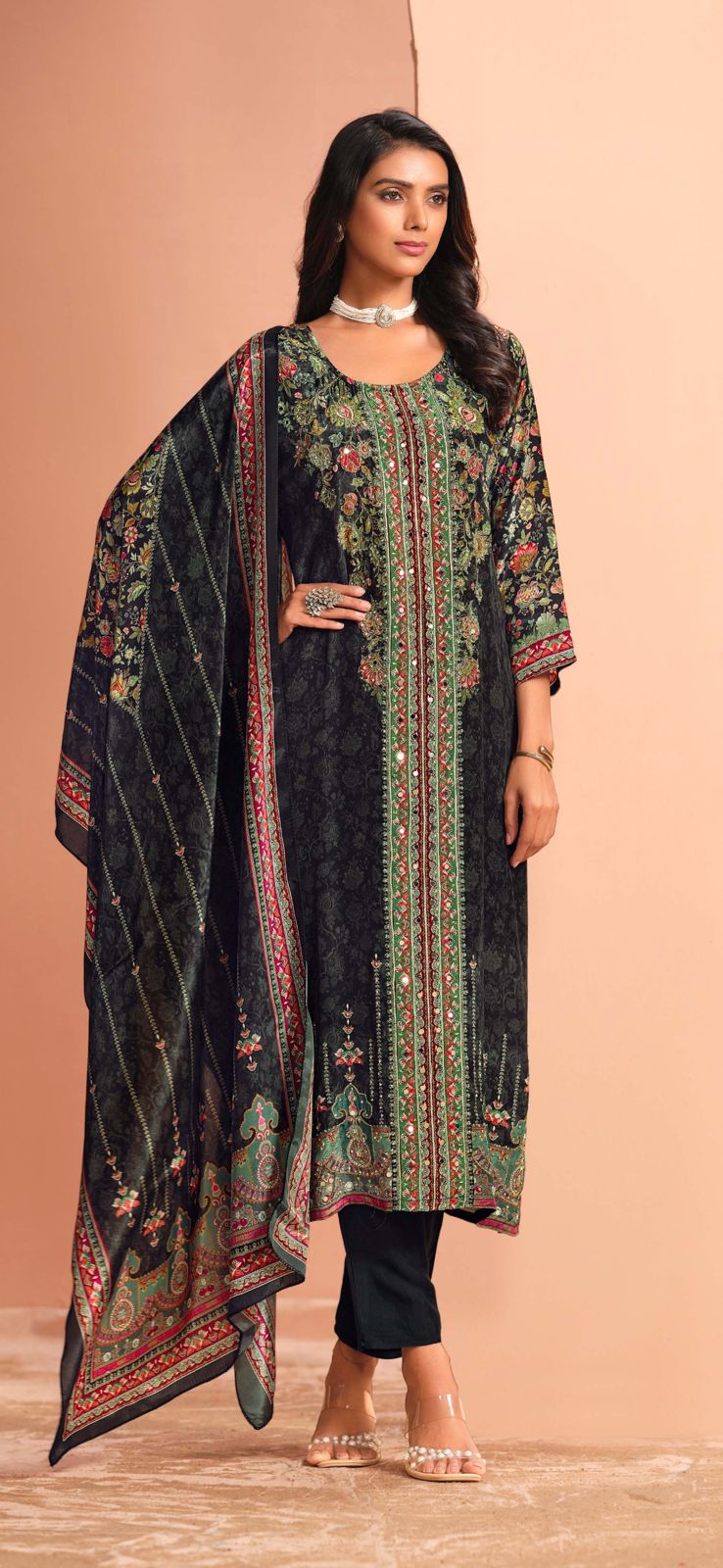 Alka pure grape pakistani suit