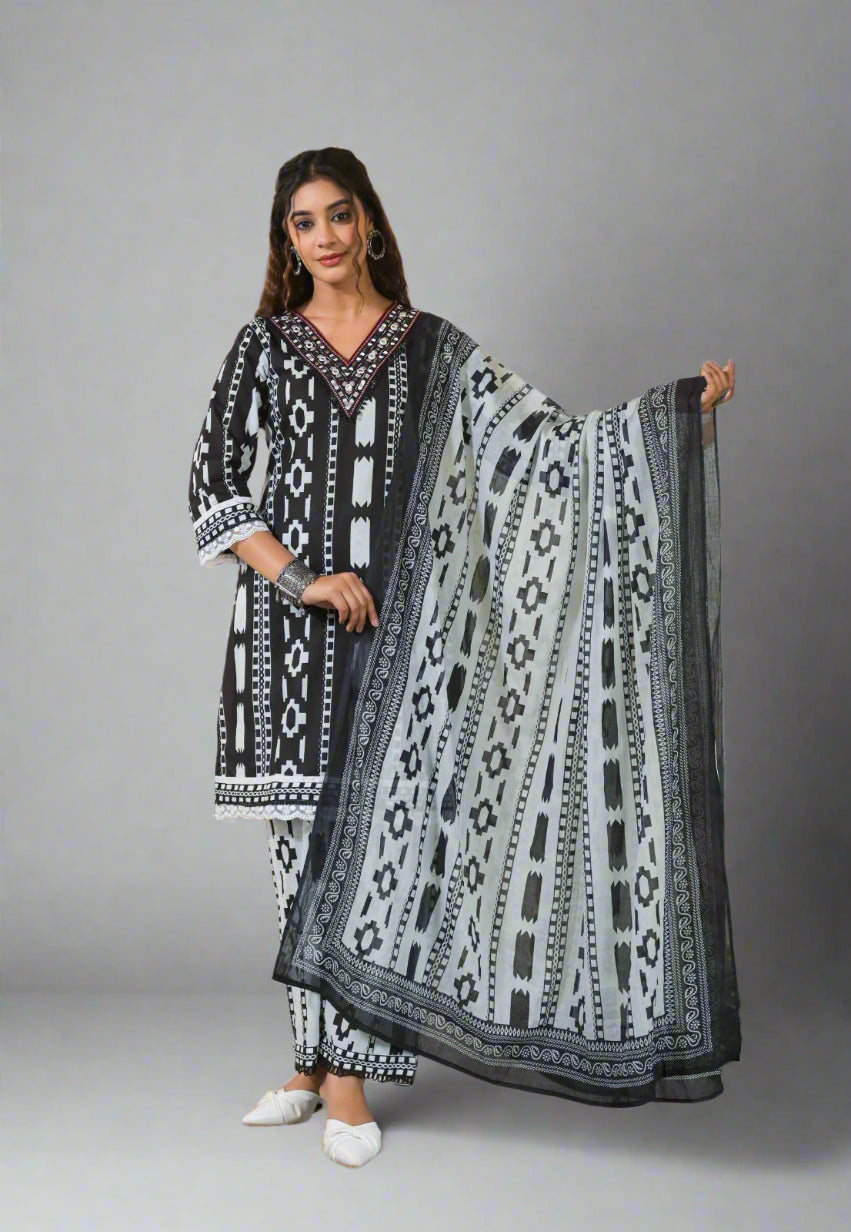 Aknya short kurta plazo set