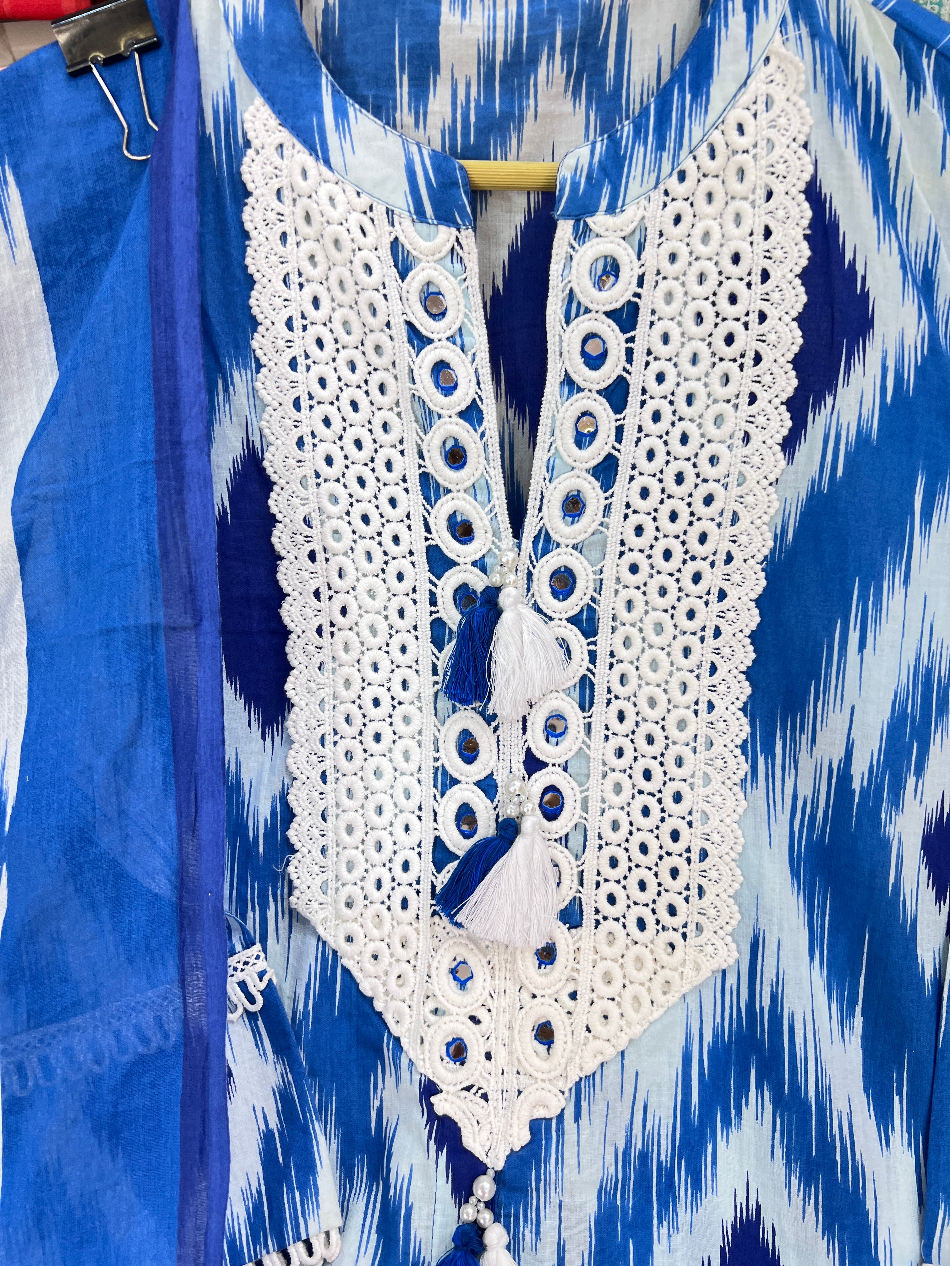 alka short kurta plazo suit