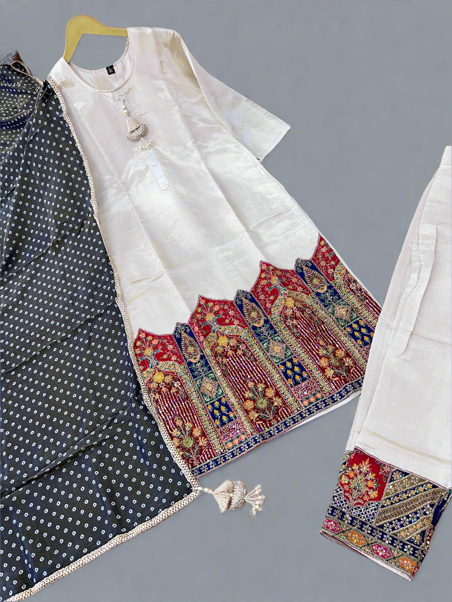 anamya pure glass tissue suit