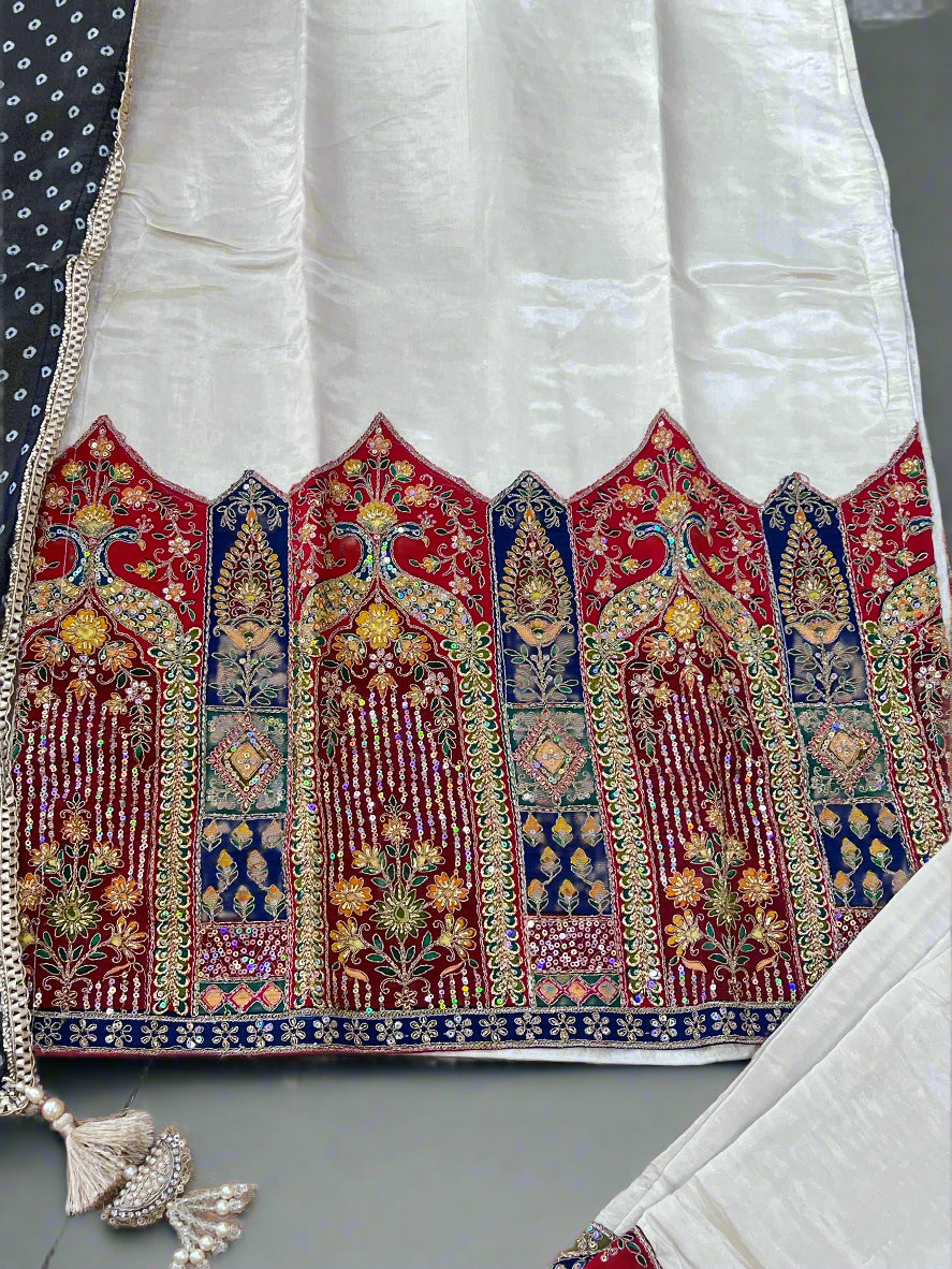 anamya pure glass tissue suit