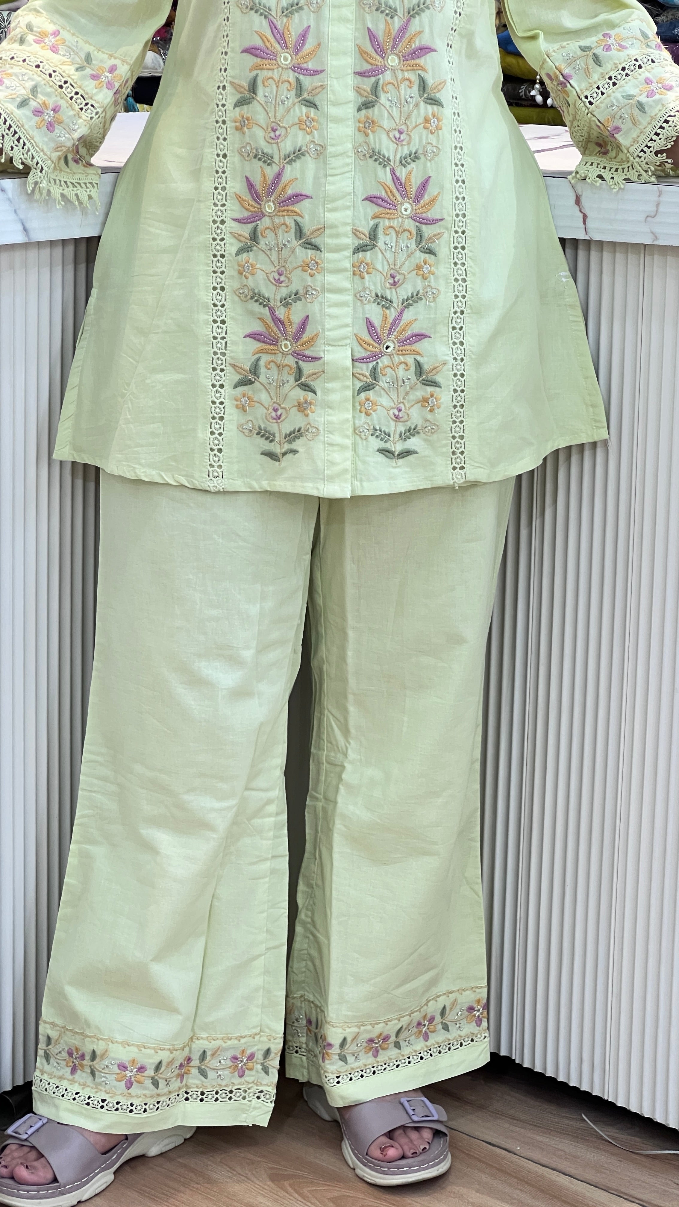 Mul cotton collar cord set ( tj 27367 )