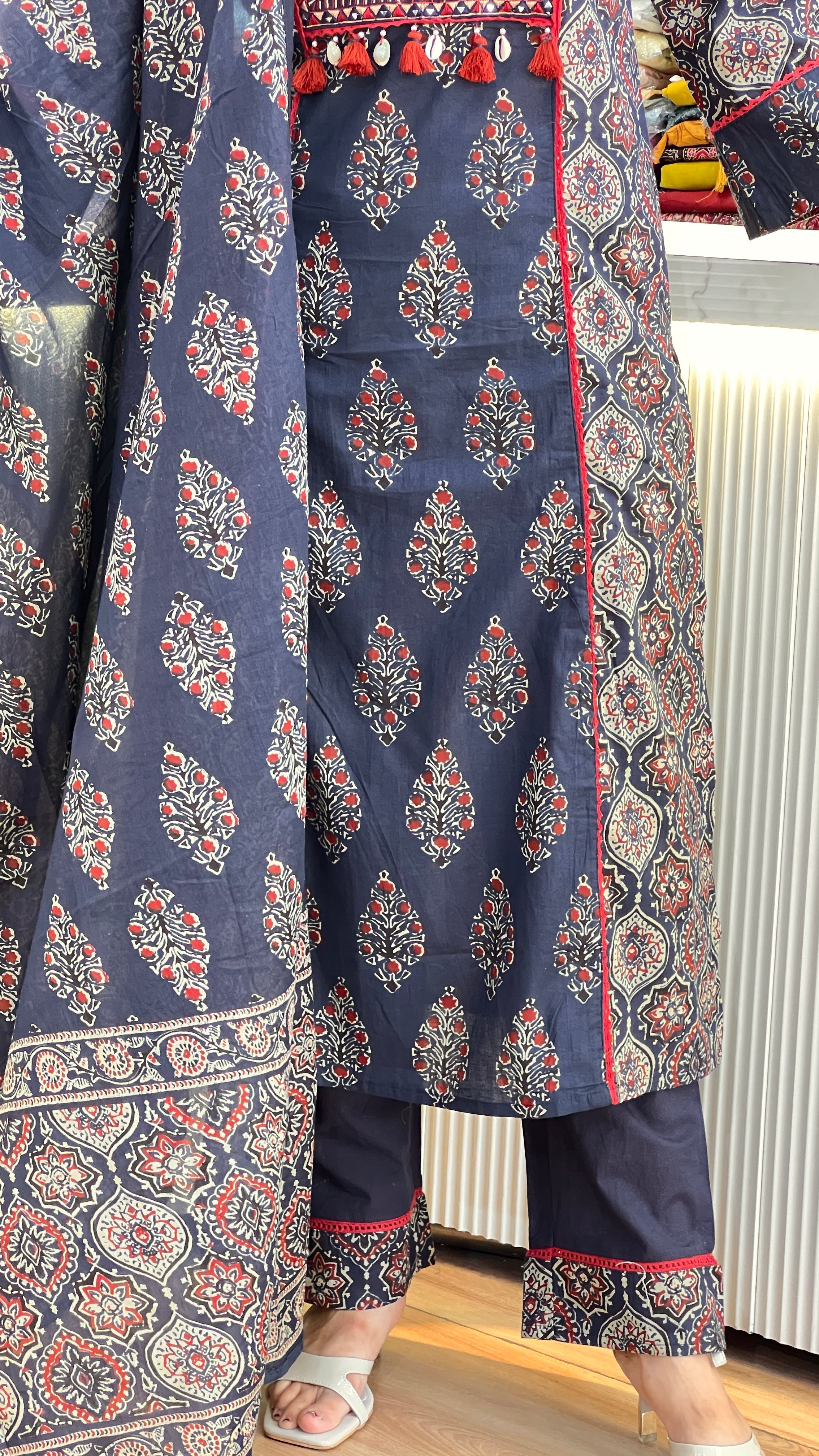 Kalam cotton suit ( gj 10667 )