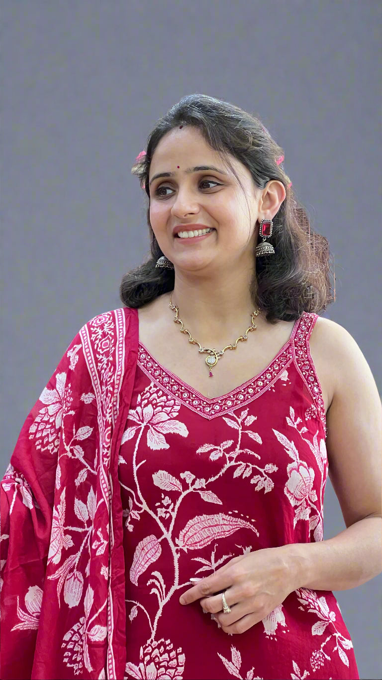 Ahana cotton suit (without sleeves)