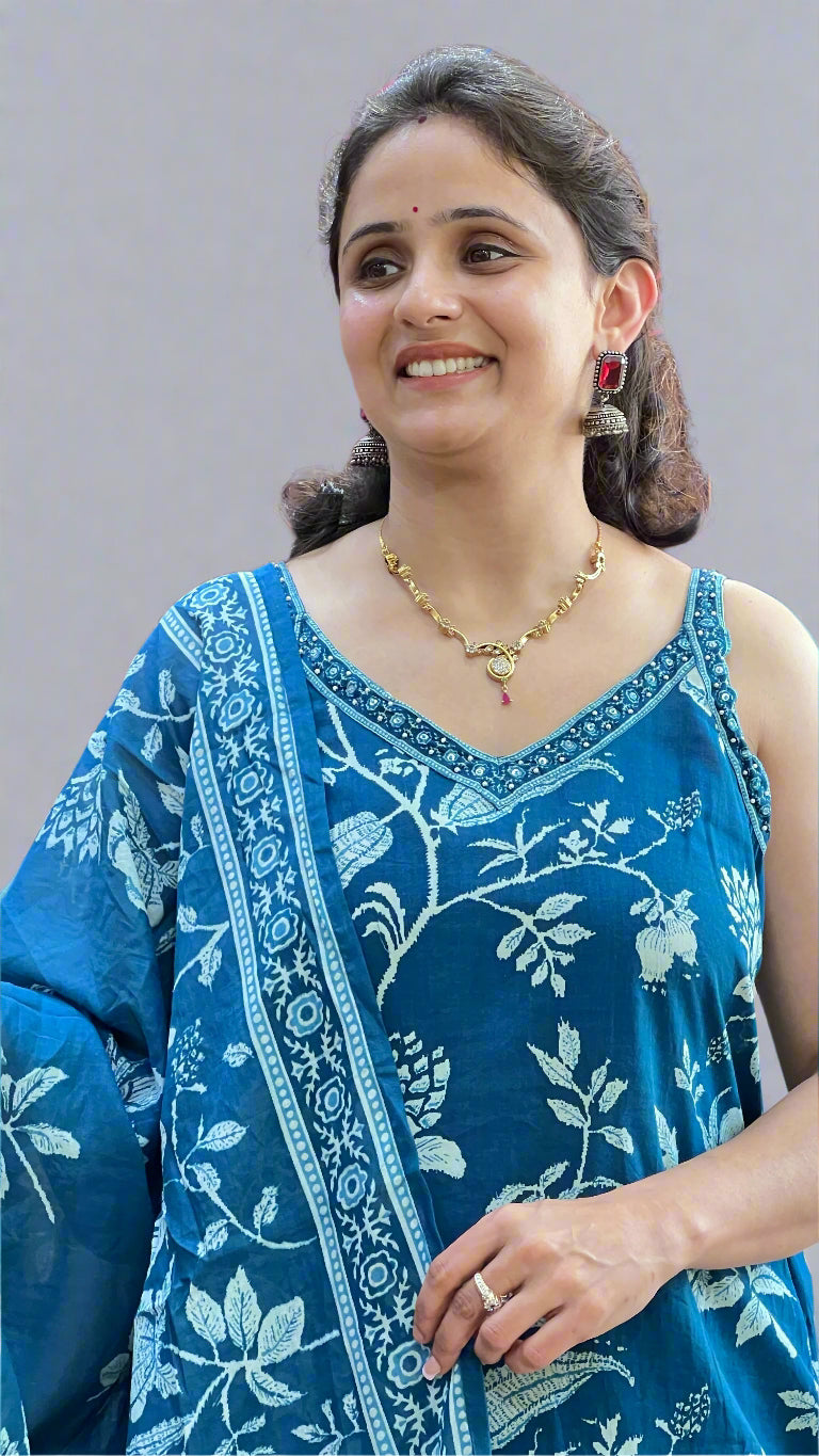 Ahana cotton suit (without sleeves)