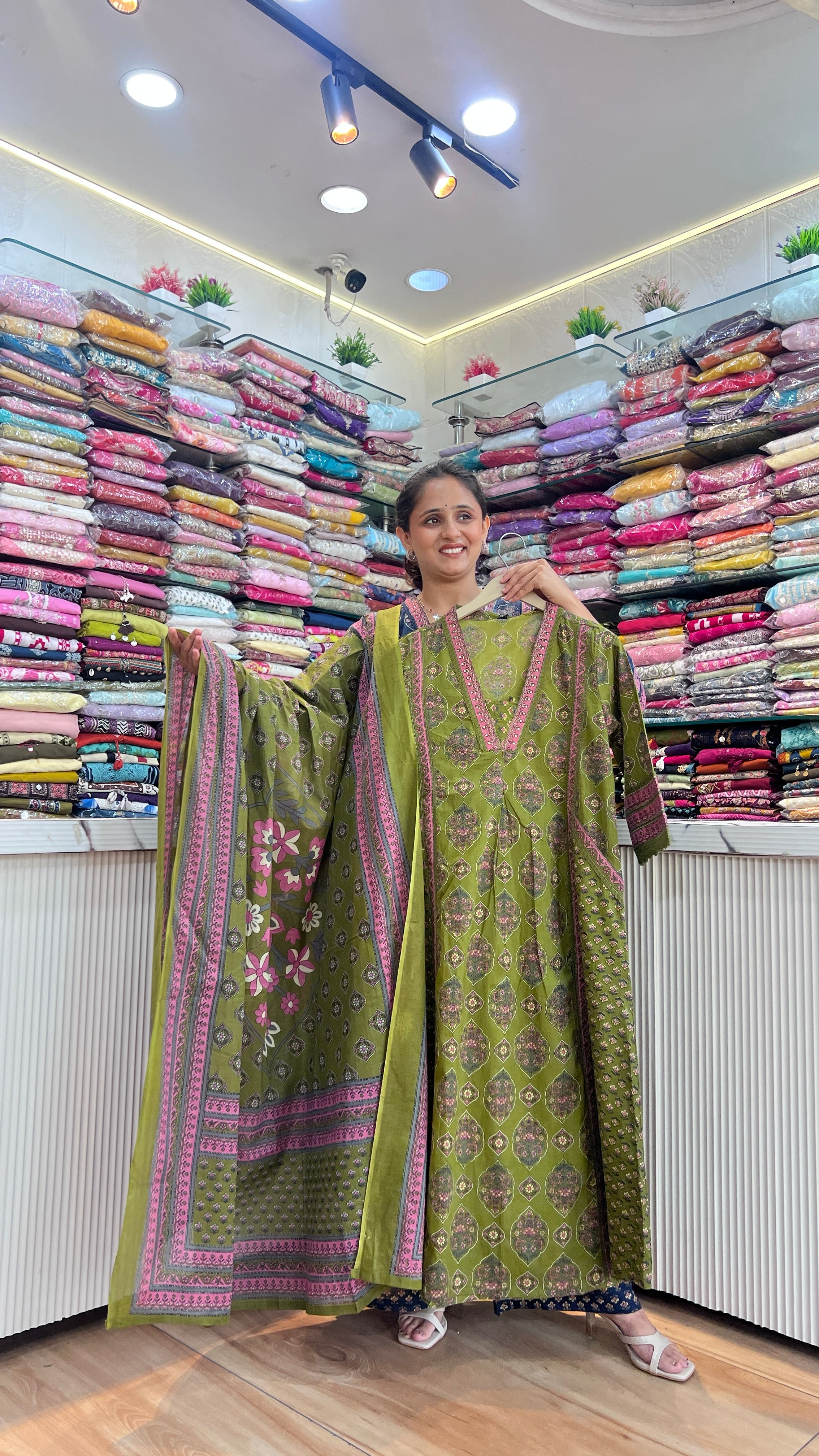 Premium A-line cotton suit ( gj 11167 )