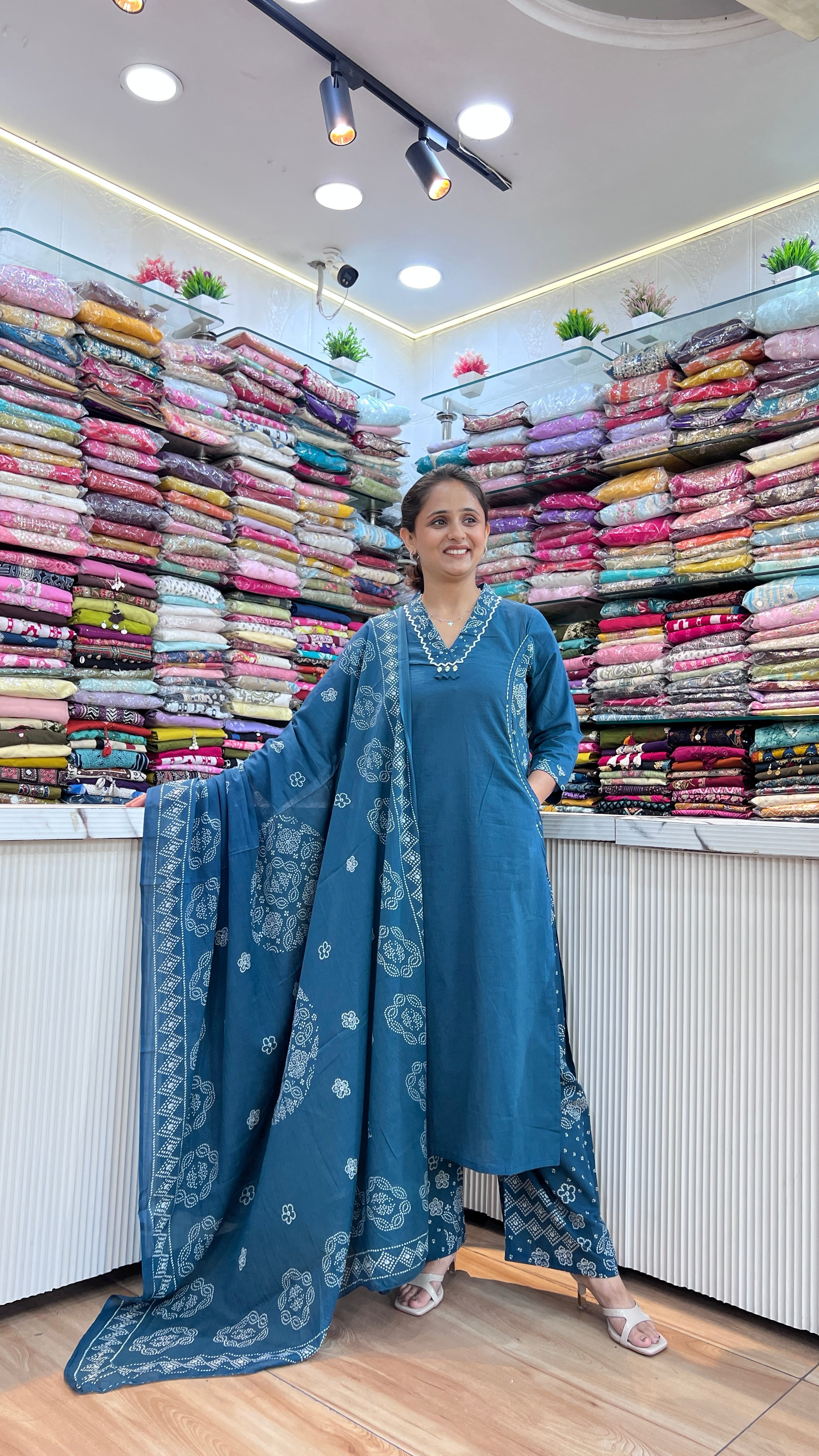 Jaipur printed cotton suit ( gj 10967 )