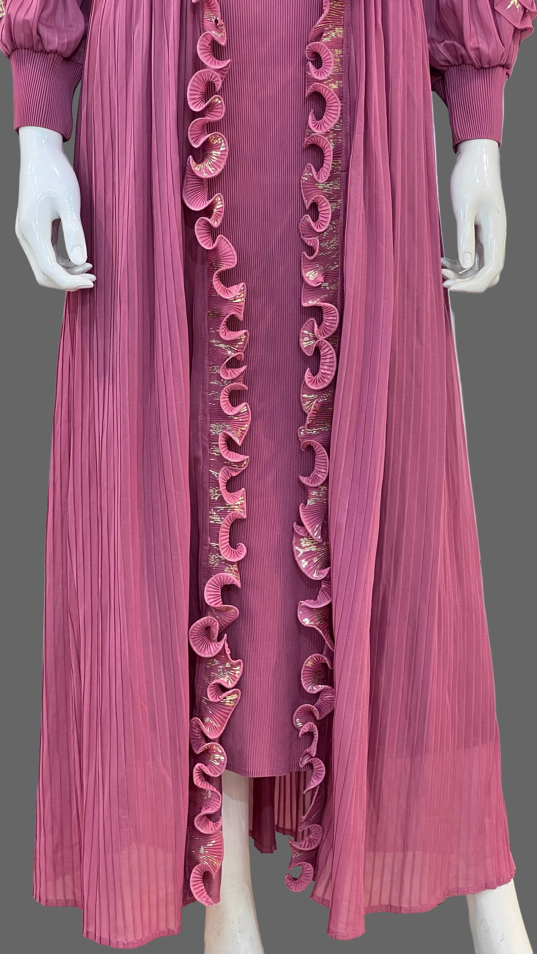 Imported High-Stretch Sleeveless Inner Dress & Long Shrug Set | Universal Fit S-3XL