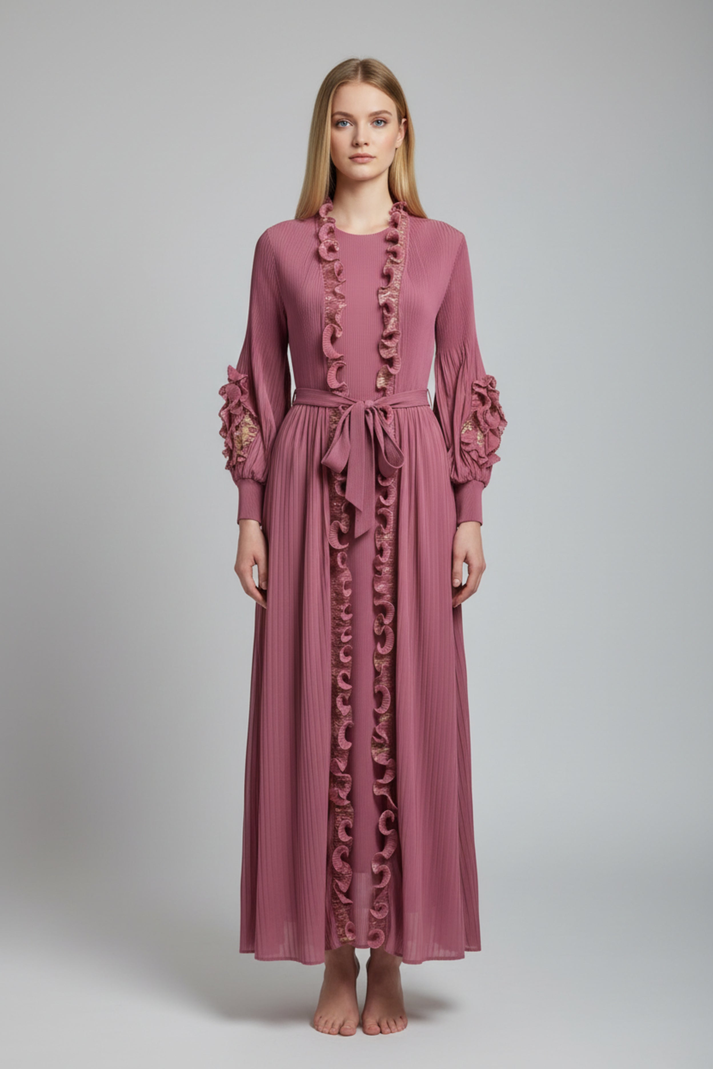 Imported High-Stretch Sleeveless Inner Dress & Long Shrug Set | Universal Fit S-3XL