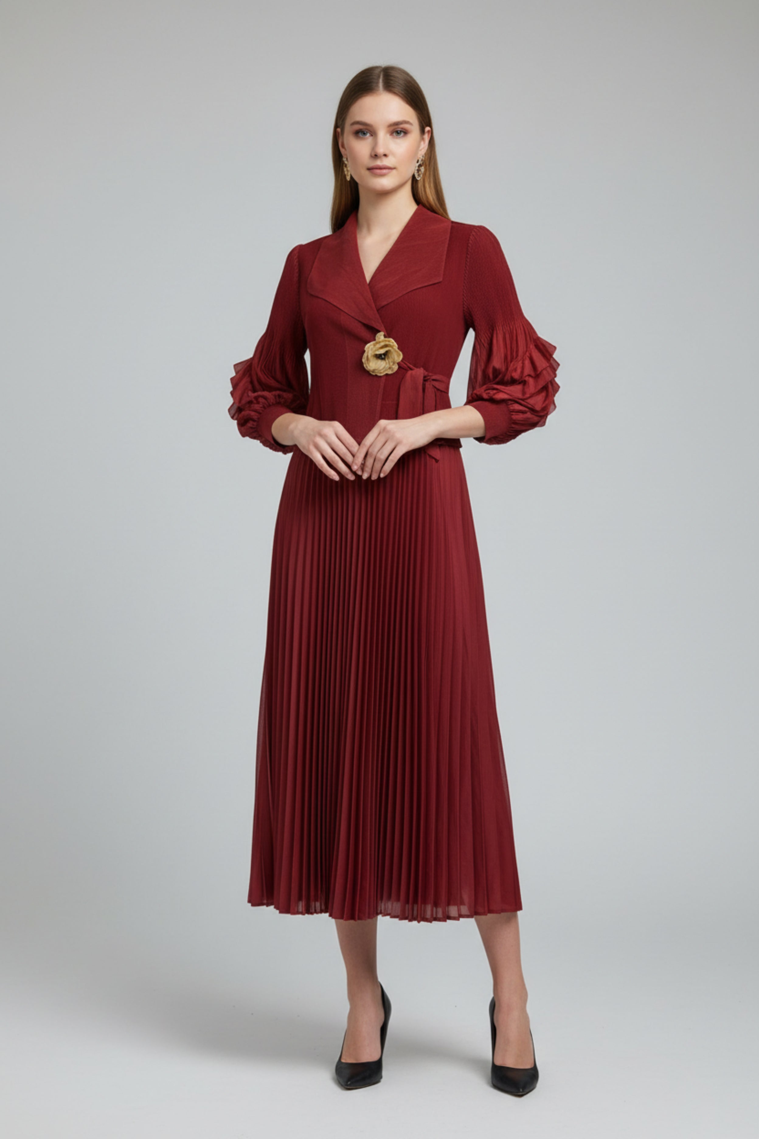 Women's Imported One-Piece Textured Dress | Universal Fit Small to 3XL