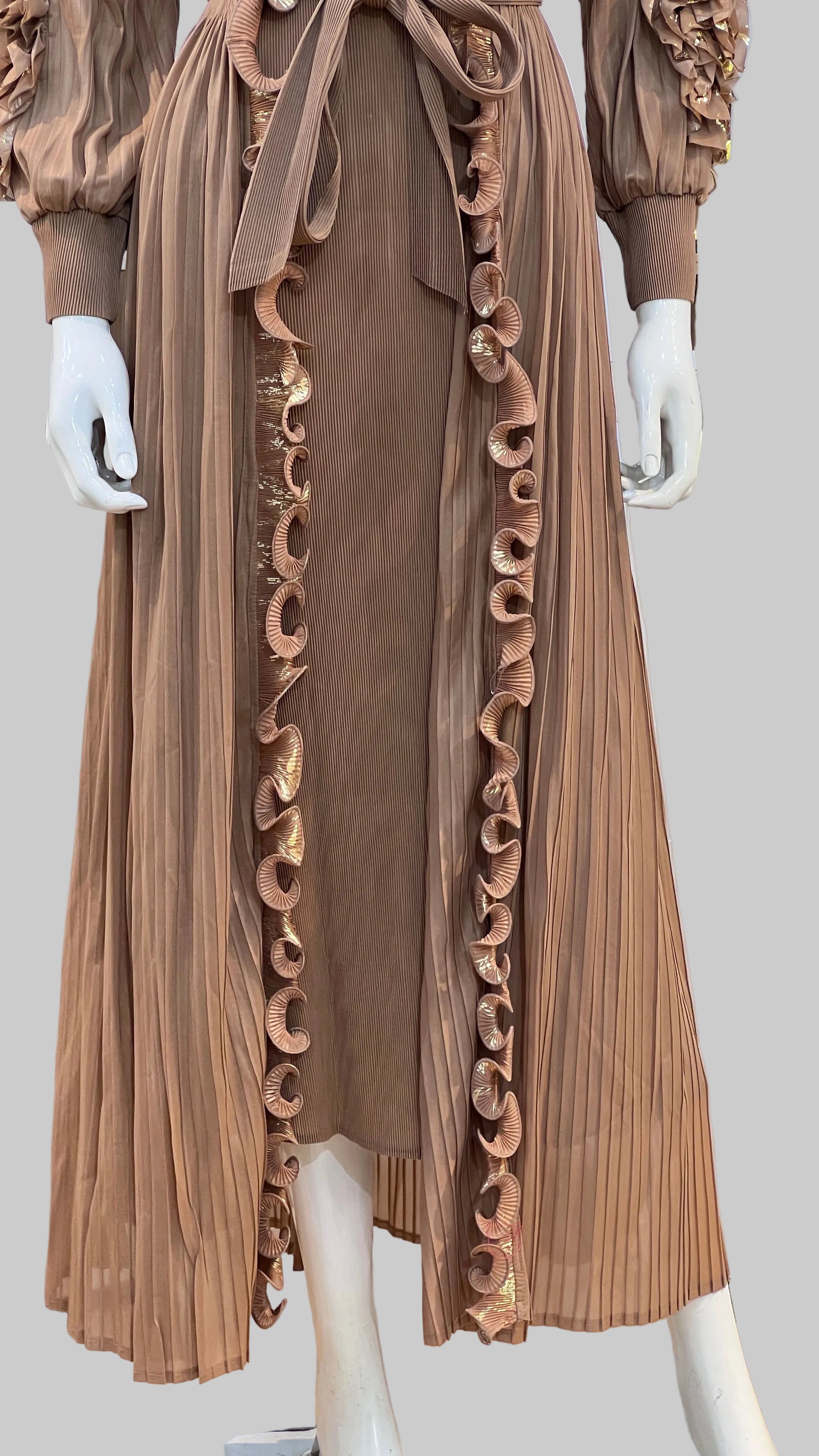 Imported High-Stretch Sleeveless Inner Dress & Long Shrug Set | Universal Fit S-3XL