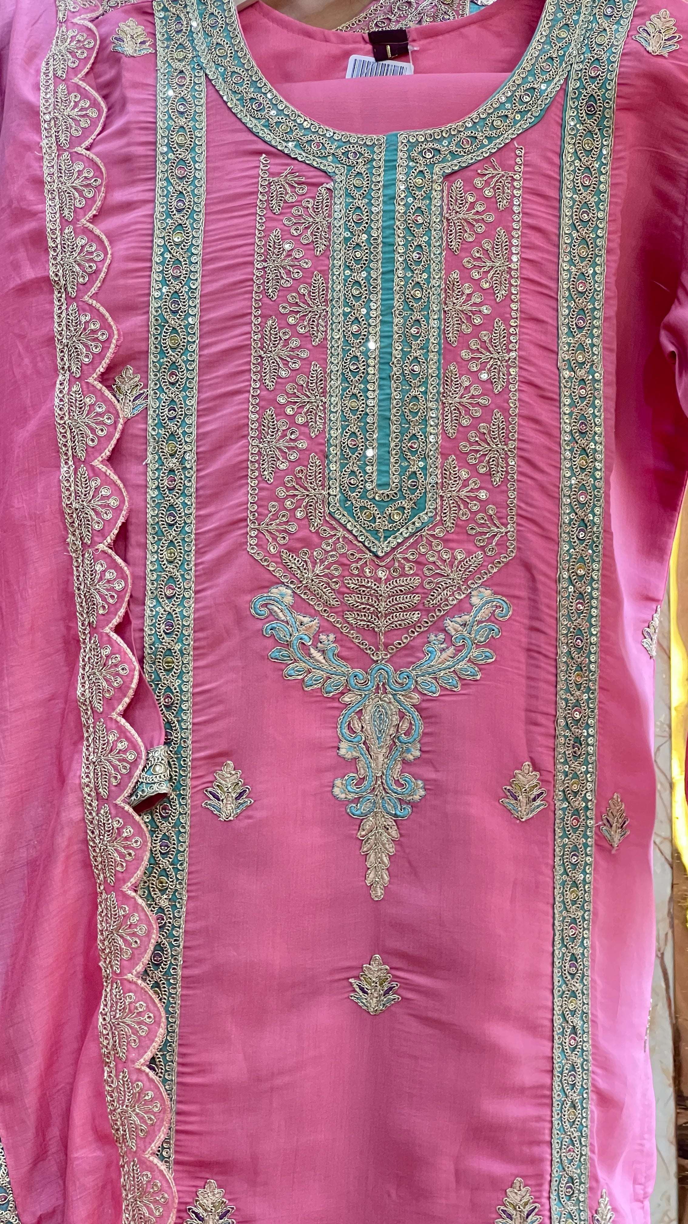modal embroidered suit