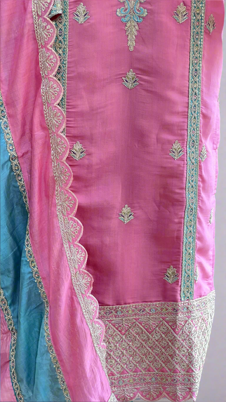 modal embroidered suit