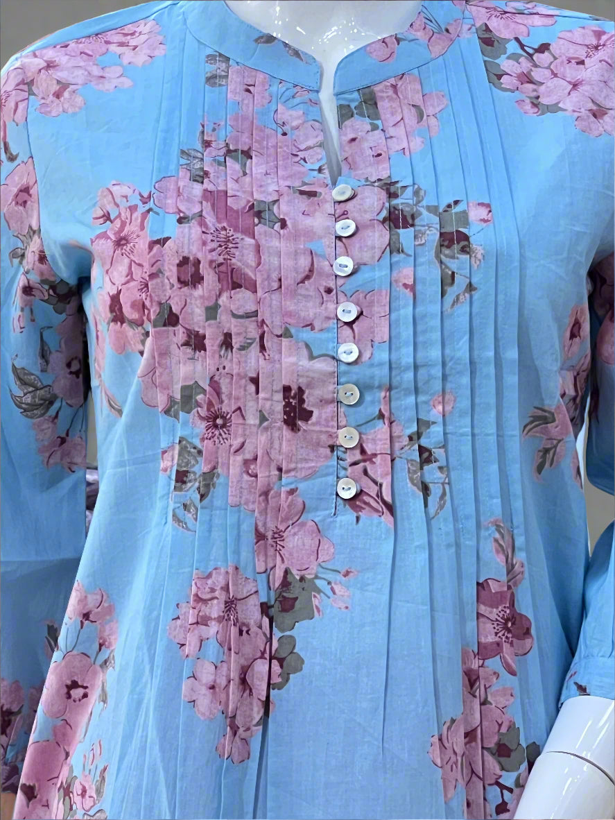 pure cotton short kurta