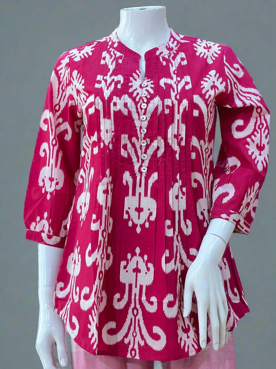 printed short kurti