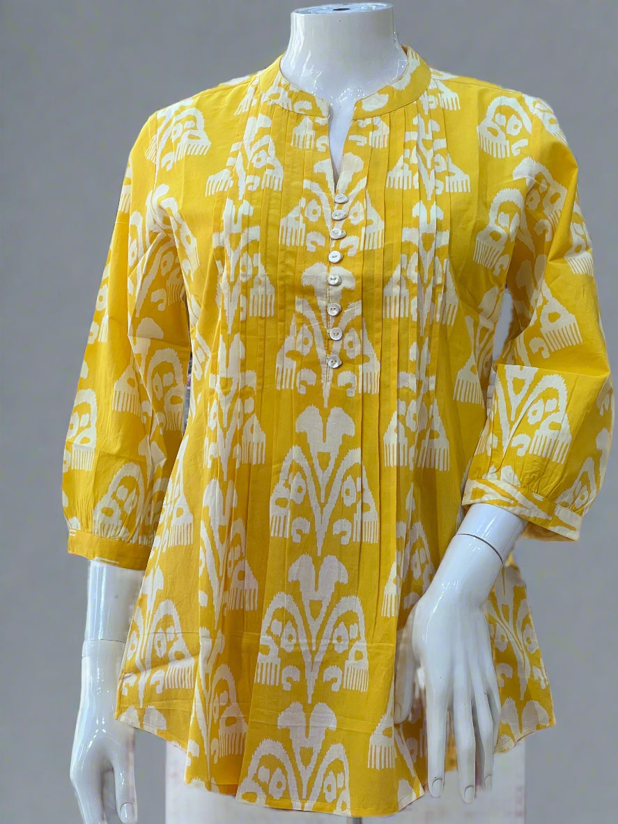 printed short kurti