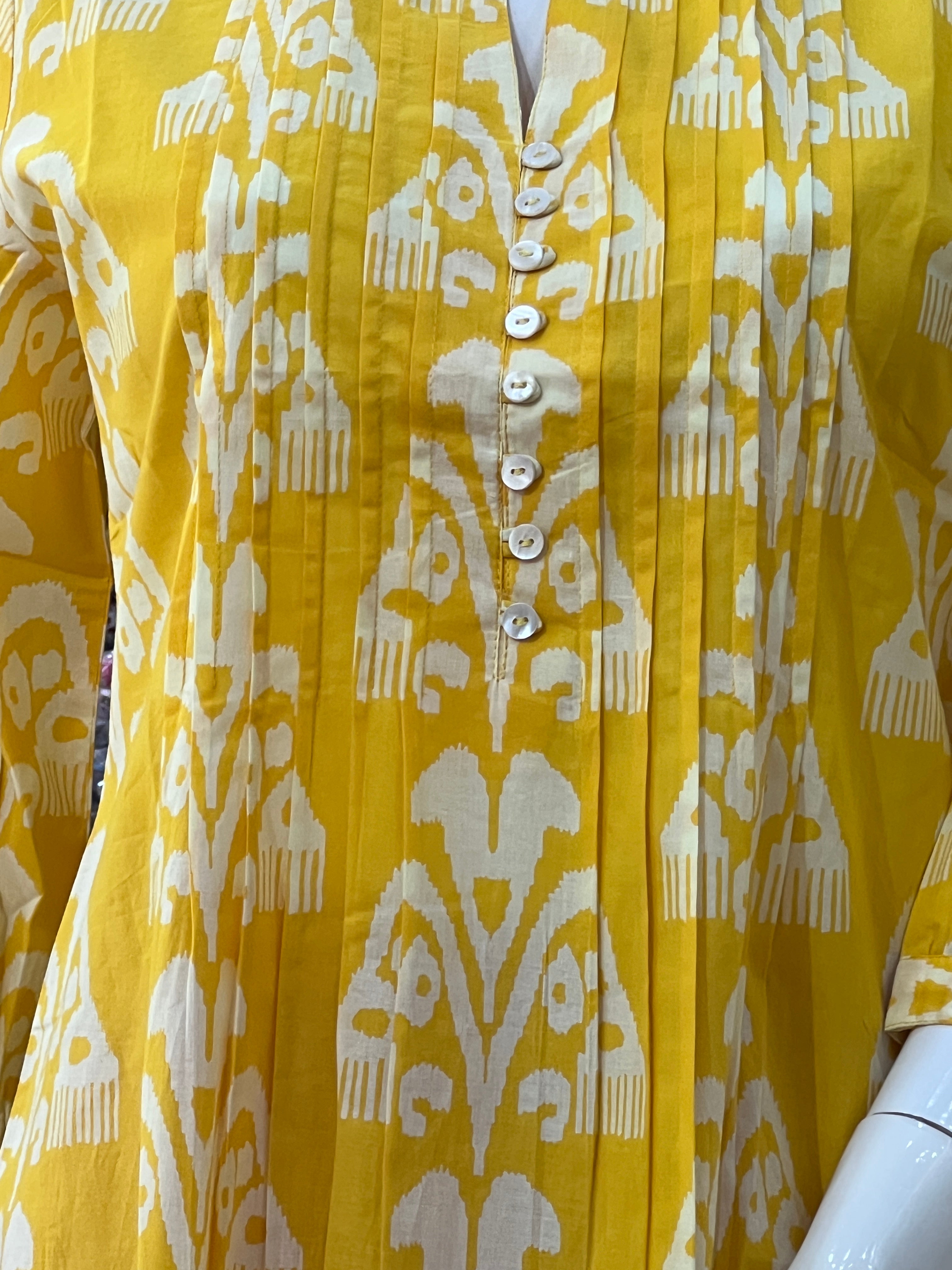 printed short kurti