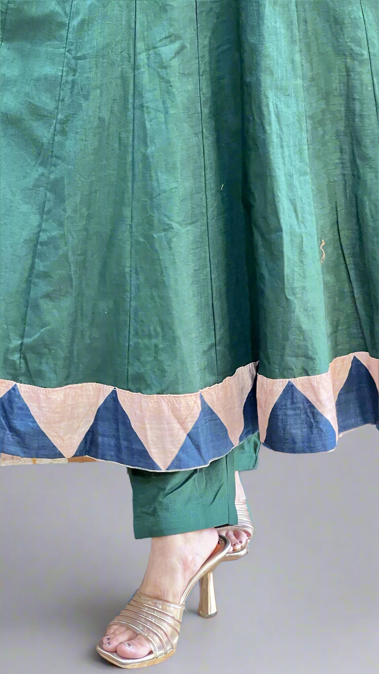 avya south cotton anarkali suit