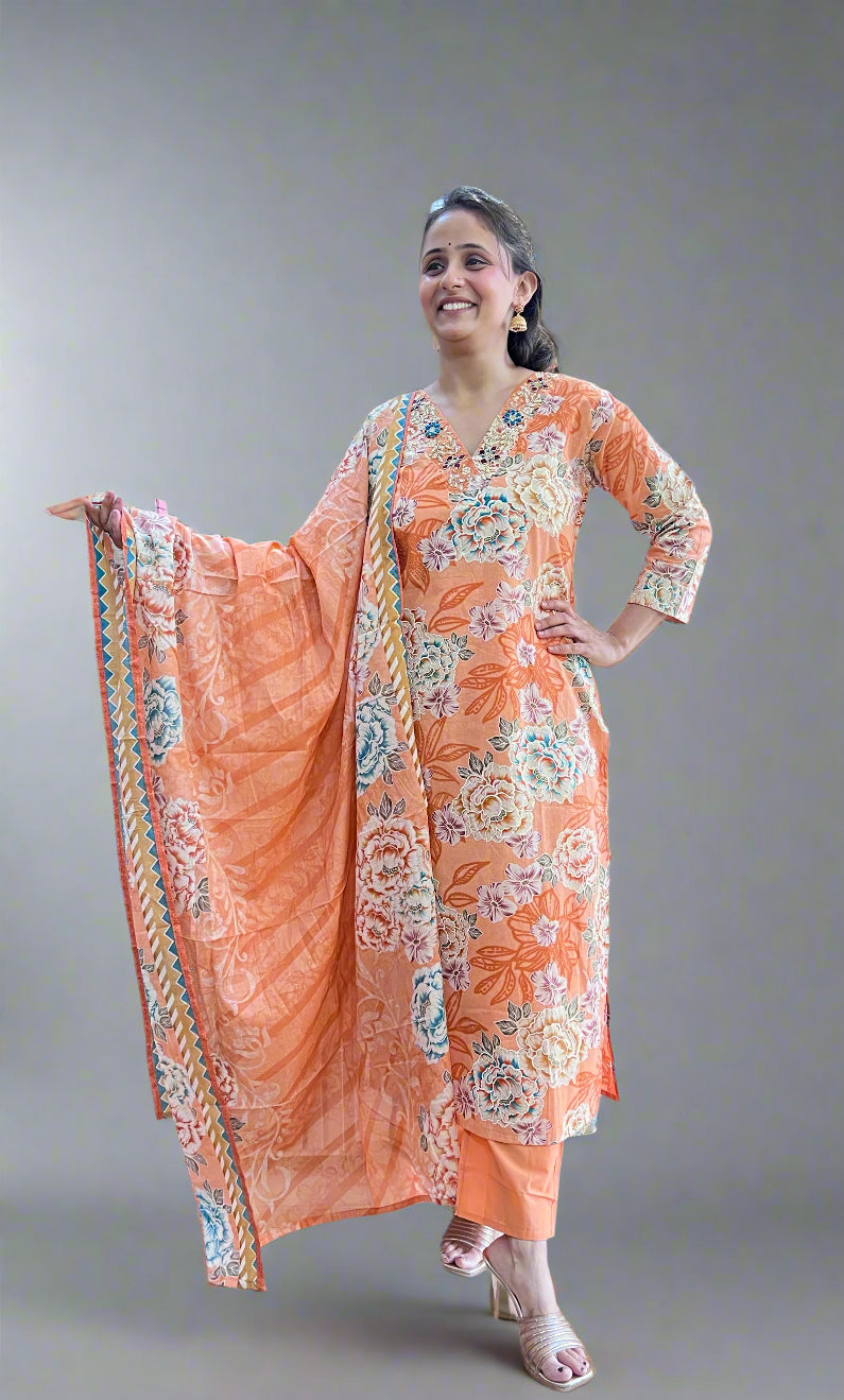 abha pure cotton suit