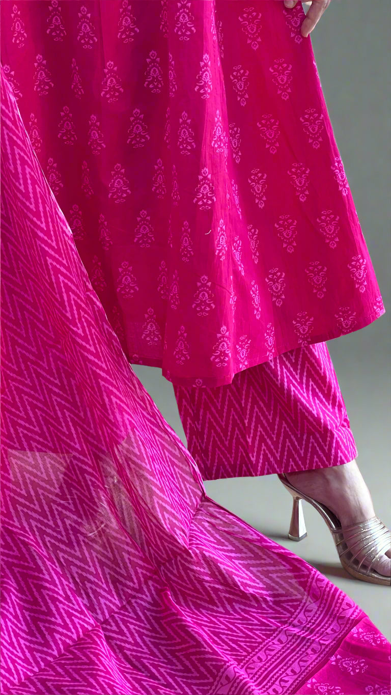 Aline v neck cotton suit