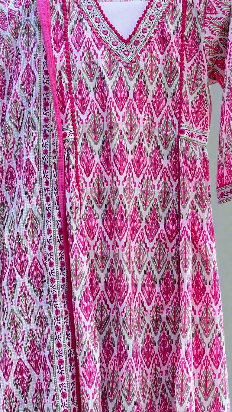 alva aline printed suit