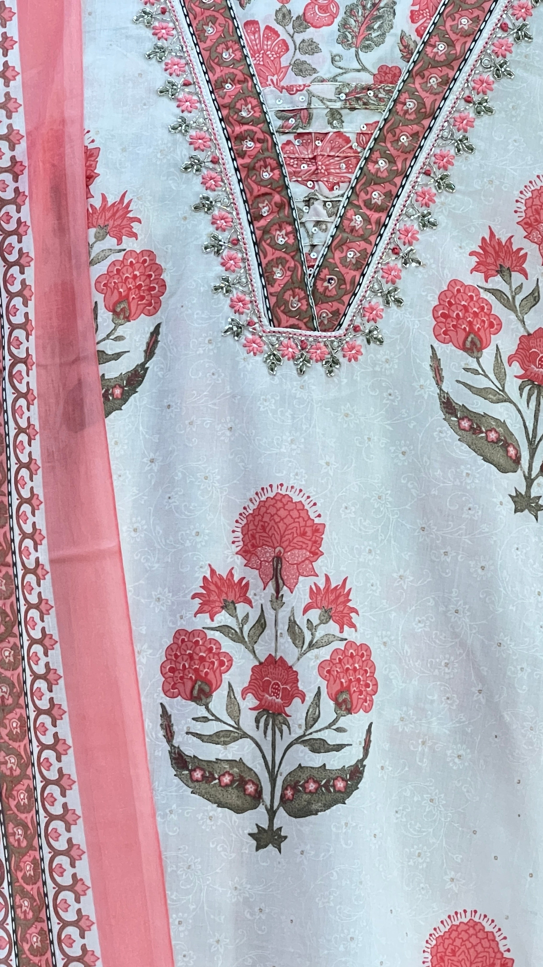 apanya v neck cotton suit