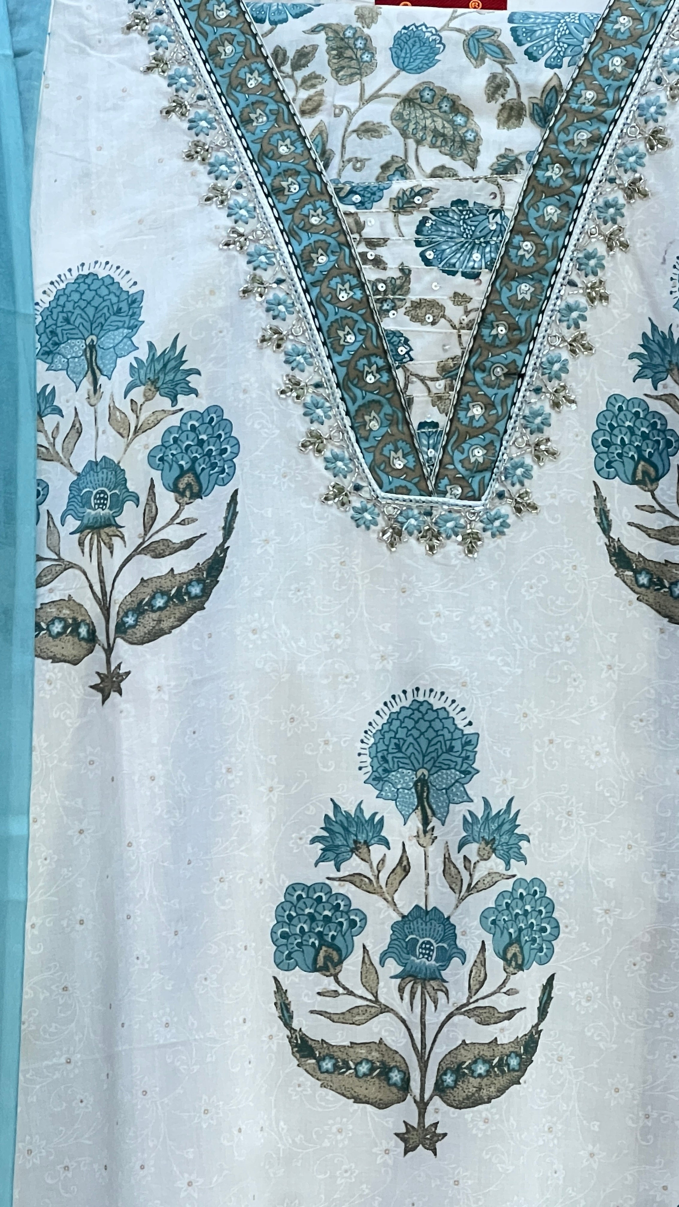 apanya v neck cotton suit