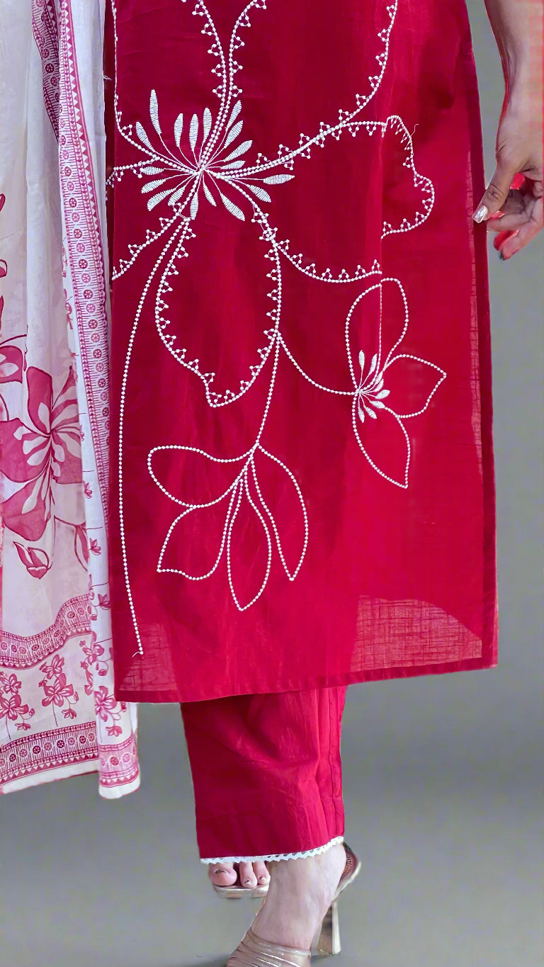 awanvi thread work suit