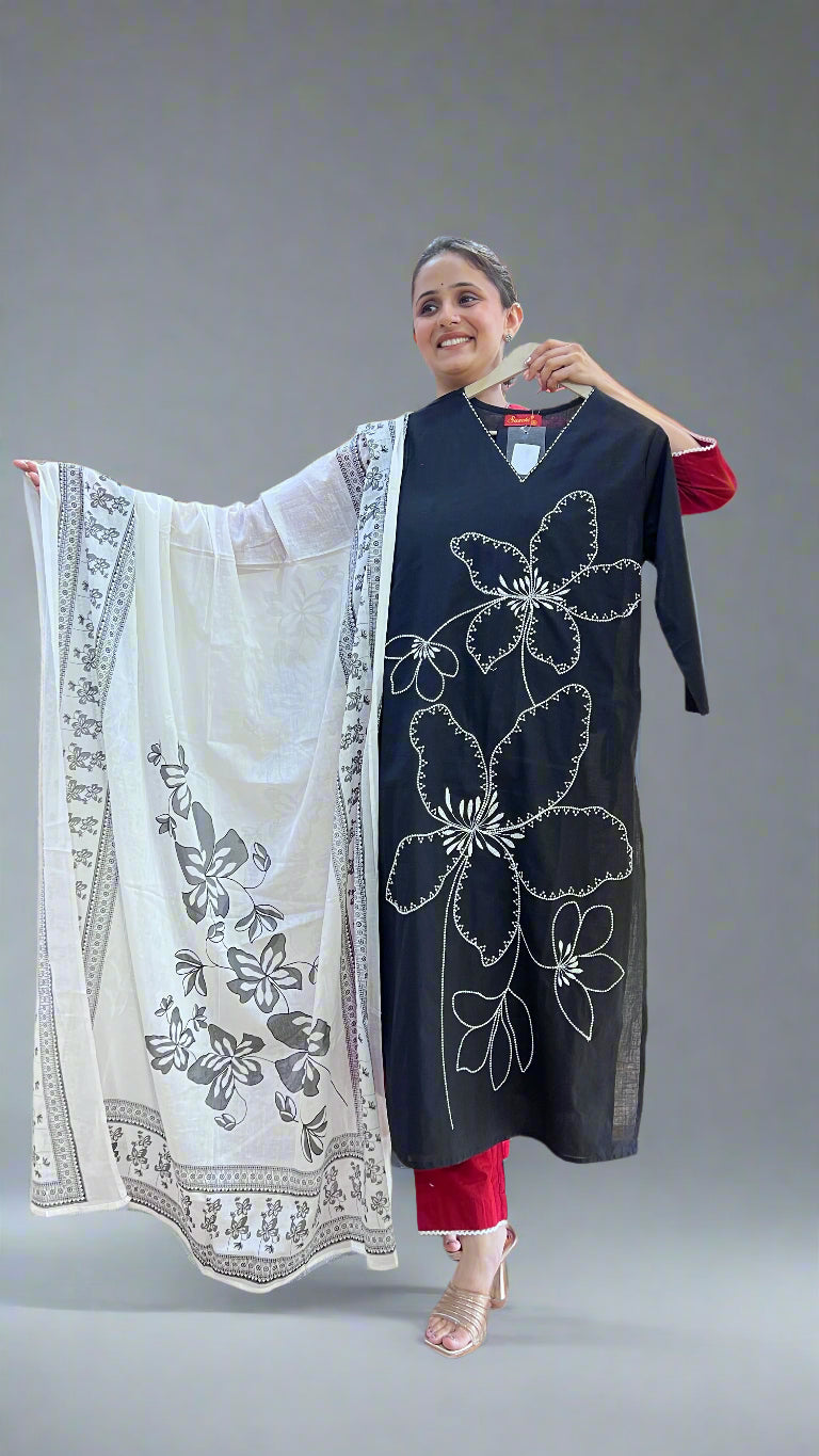 awanvi thread work suit