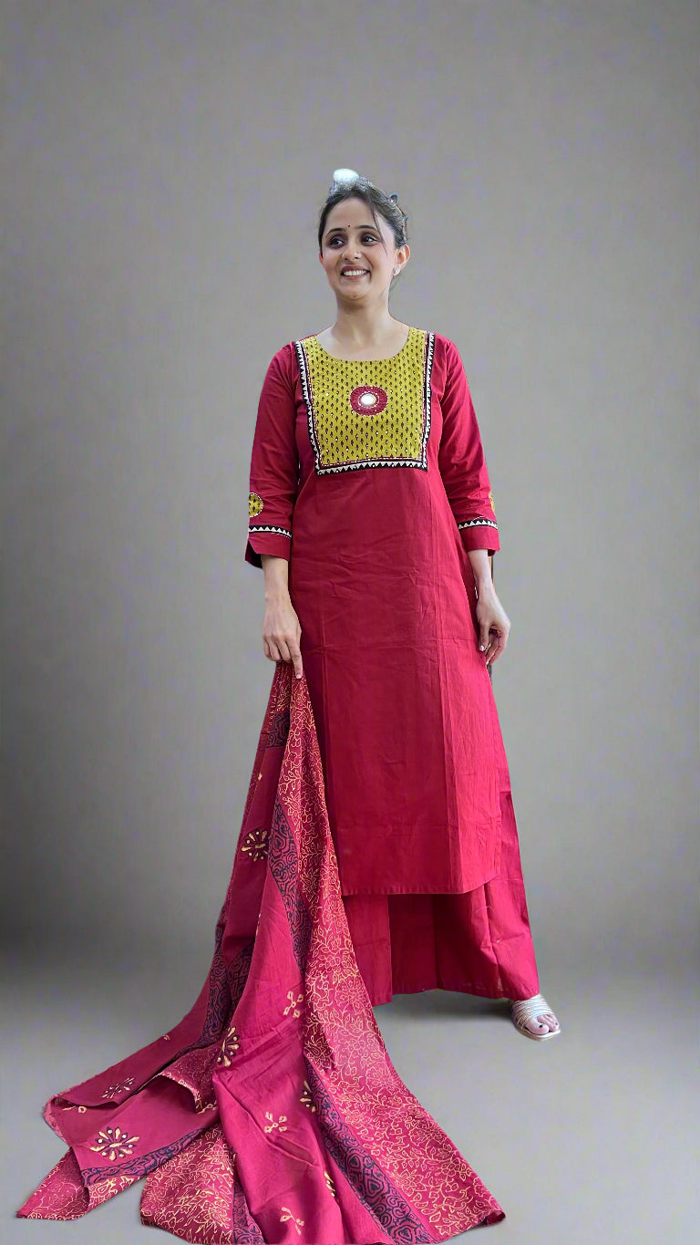 avah south cotton suit