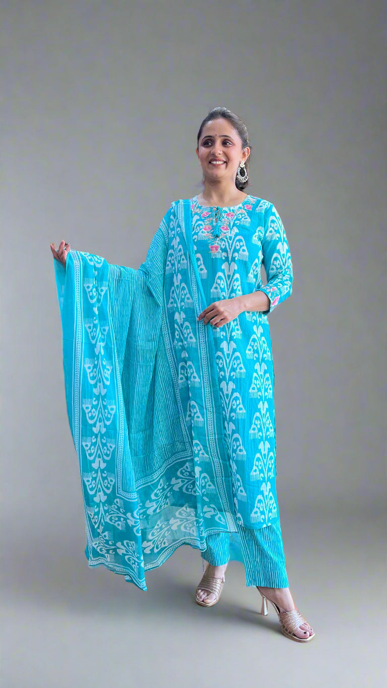 apurvi printed suit
