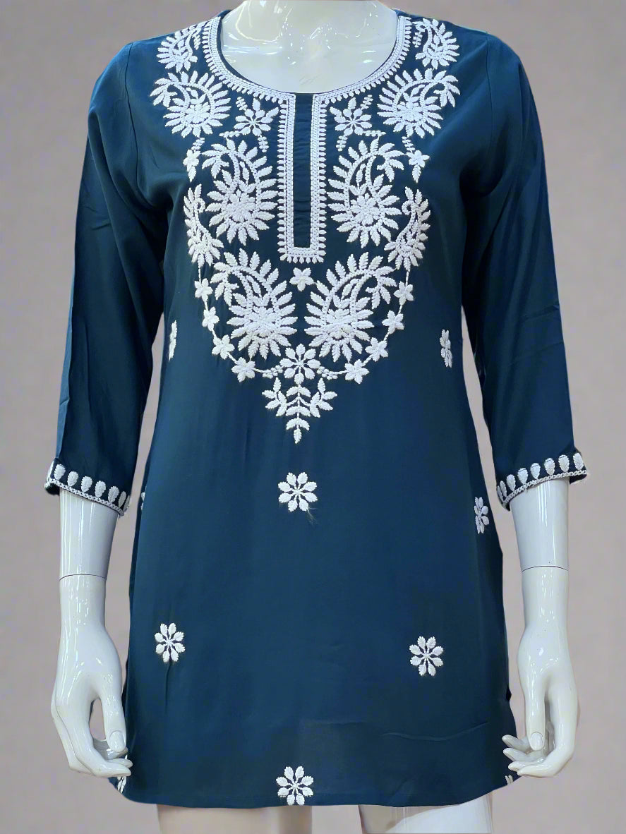 lakhnavi short kurti