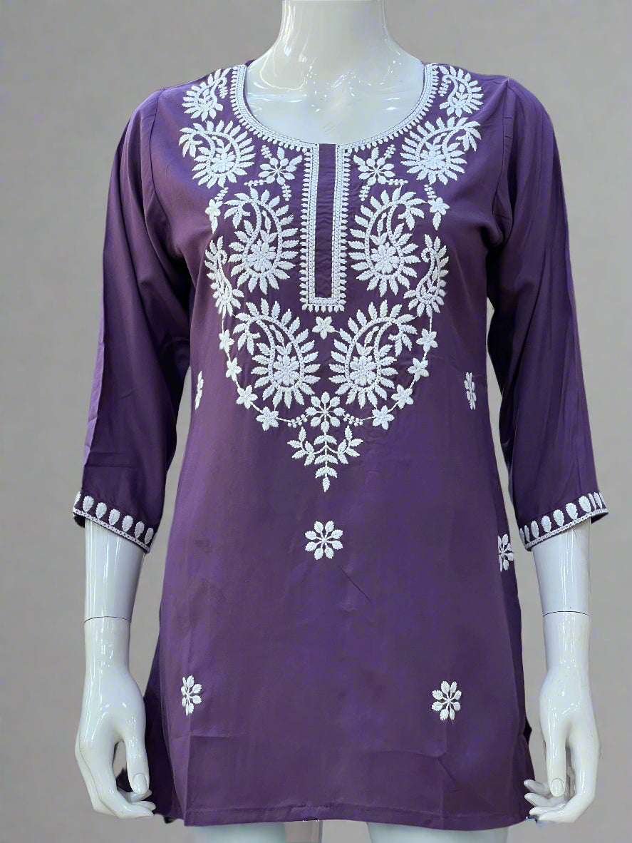 lakhnavi short kurti