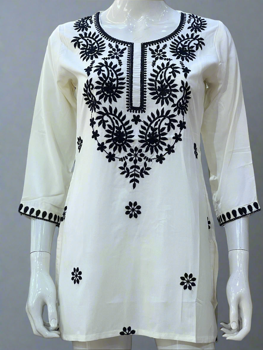 lakhnavi short kurti