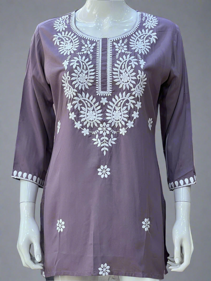 lakhnavi short kurti