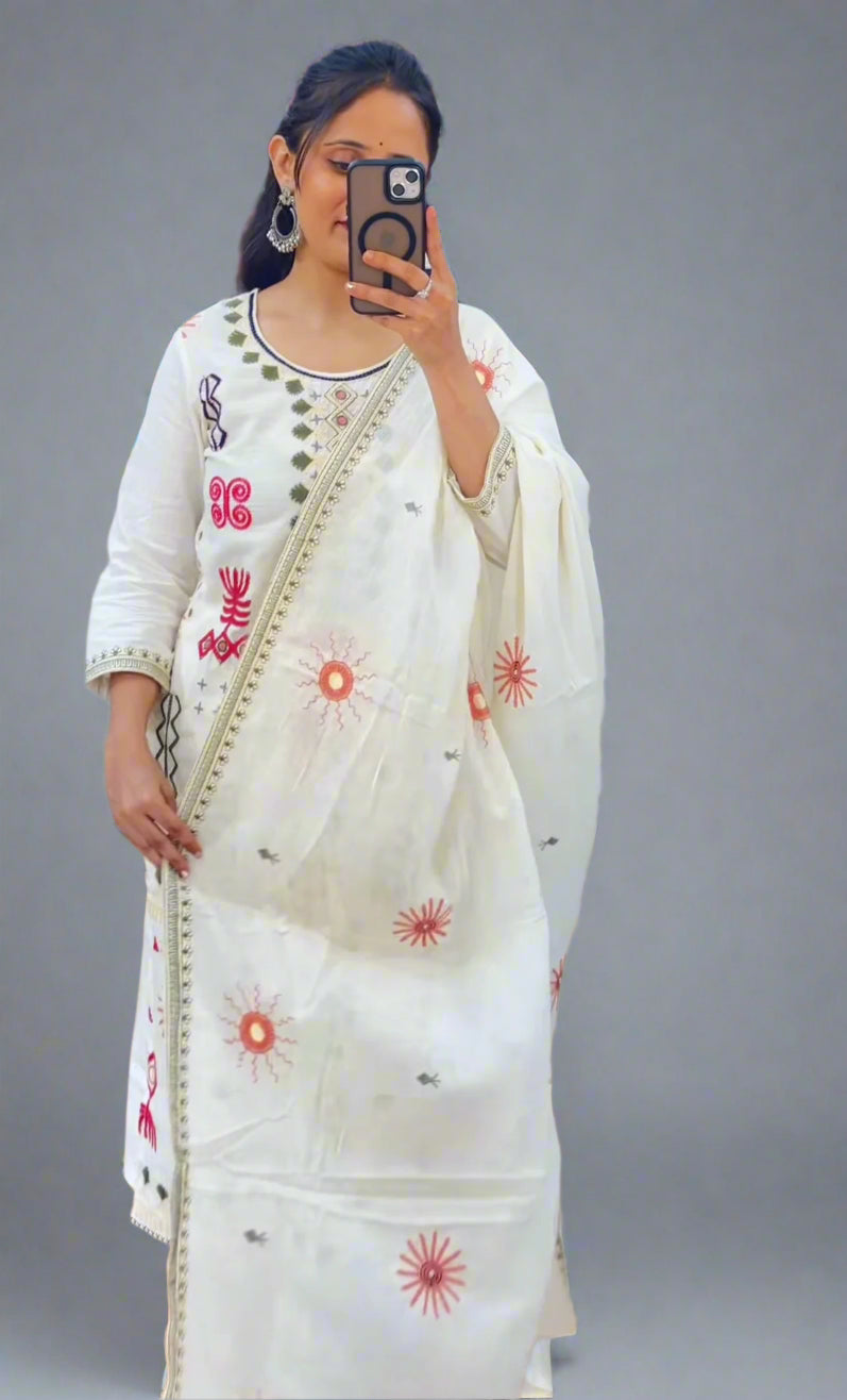Athani multi thread work suit