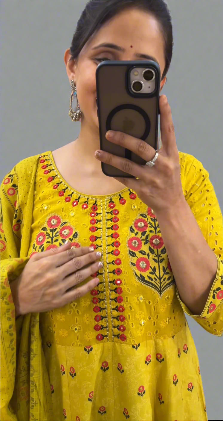 asachi anarkali suit