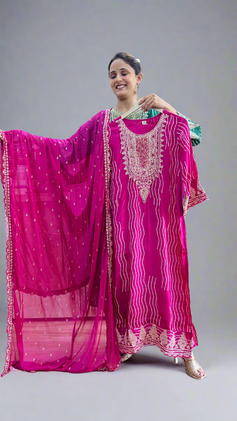 Anjna Pure crape suit