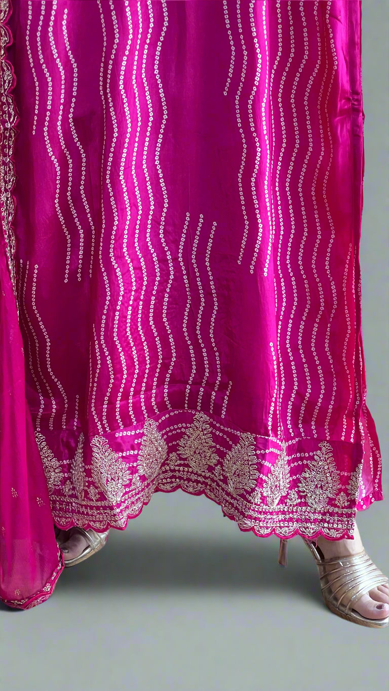 Anjna Pure crape suit