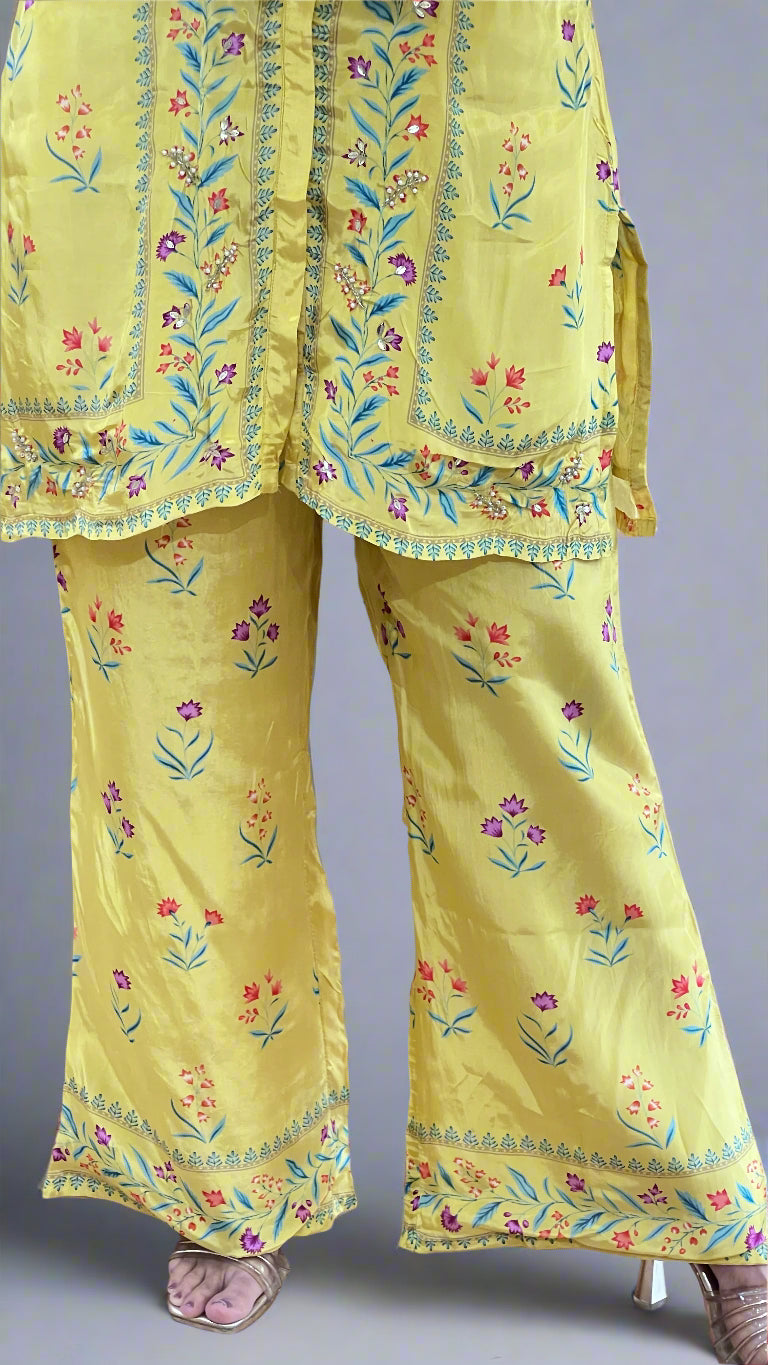 Asya pure crape cord set