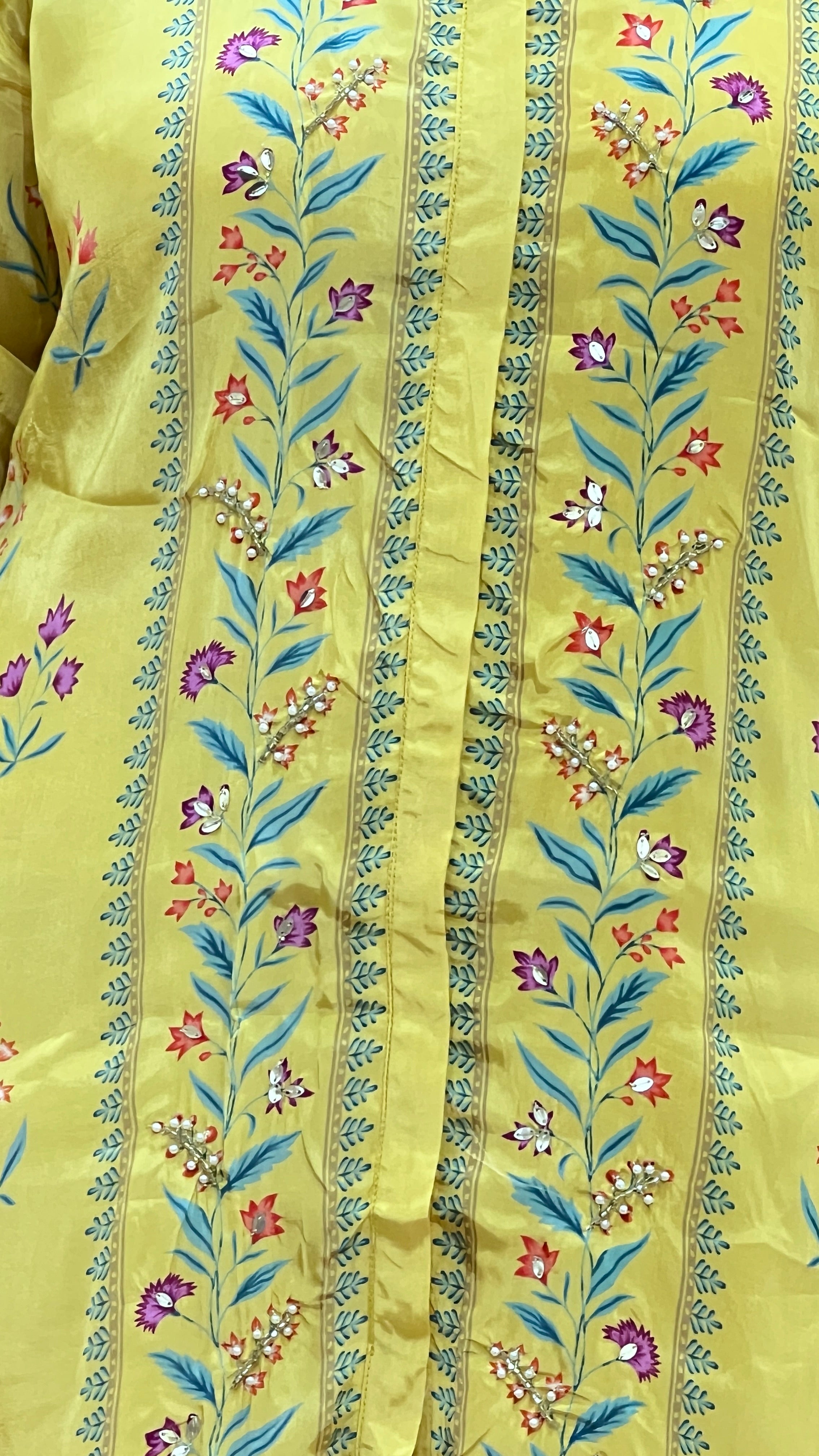 Asya pure crape cord set