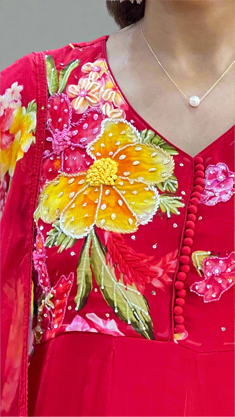 Aeya viscose anarkali suit